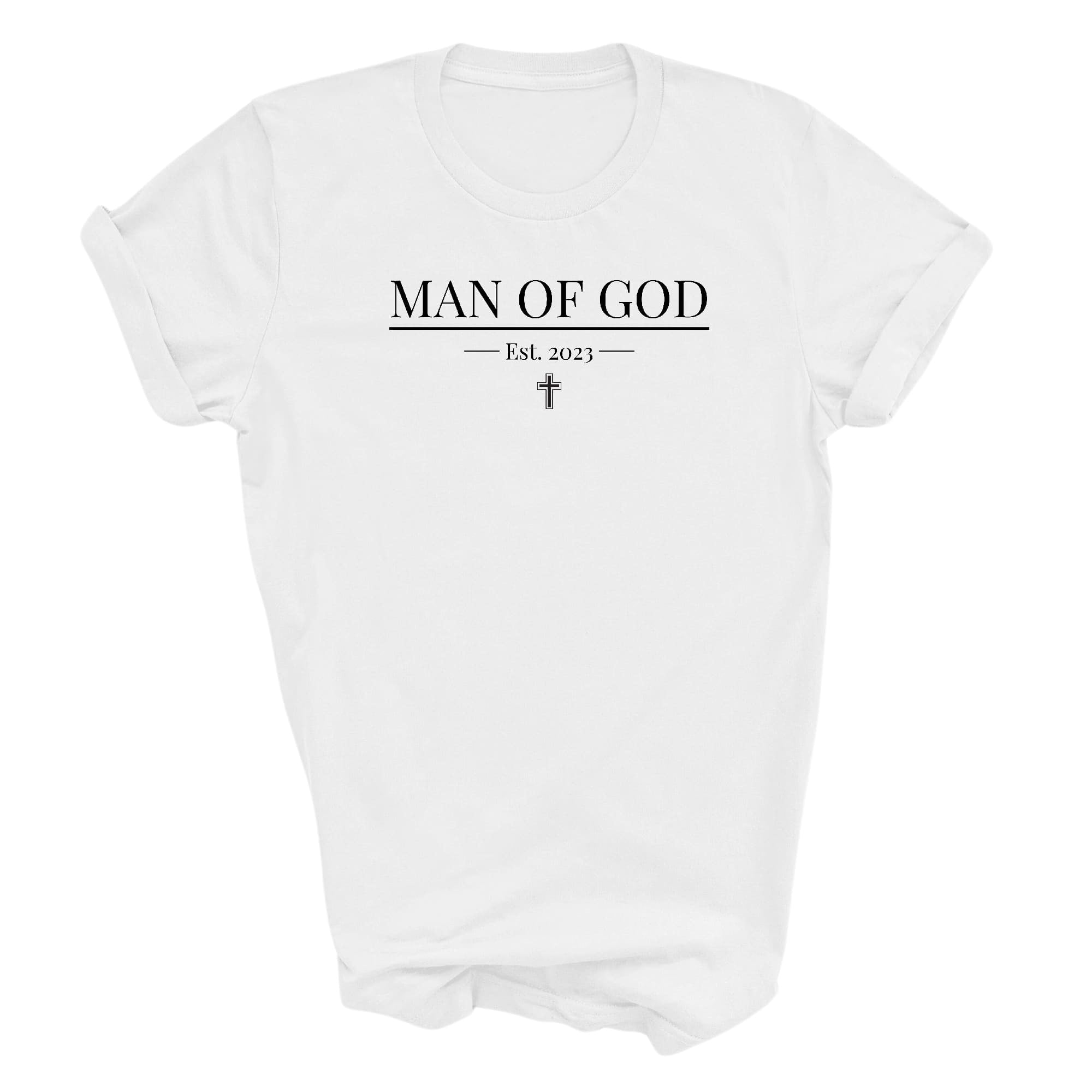 Graphic Tee T-shirt Say It Soul, Man Of God Illustration, Black