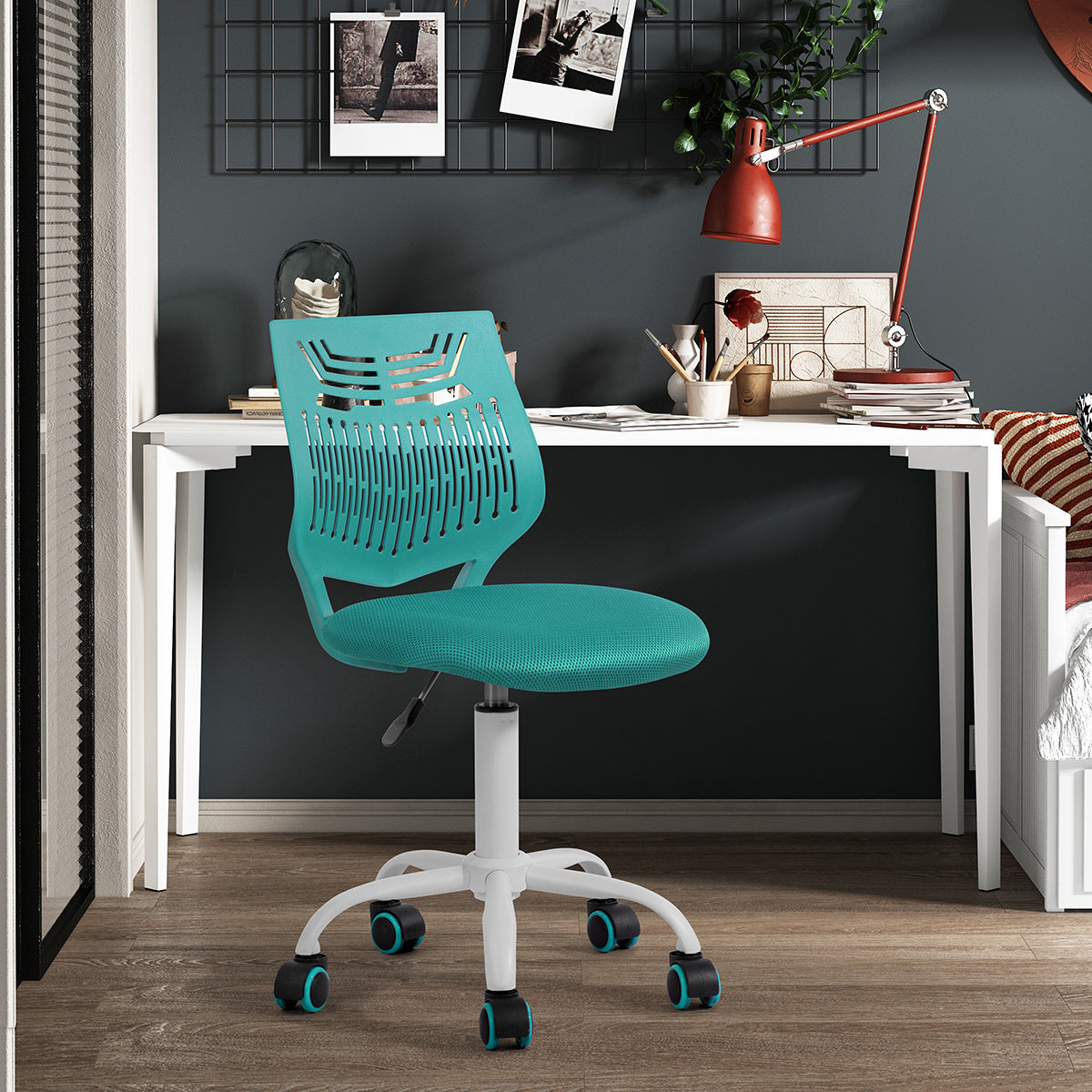 Plastic Task Chair/ Office Chair - AQUA