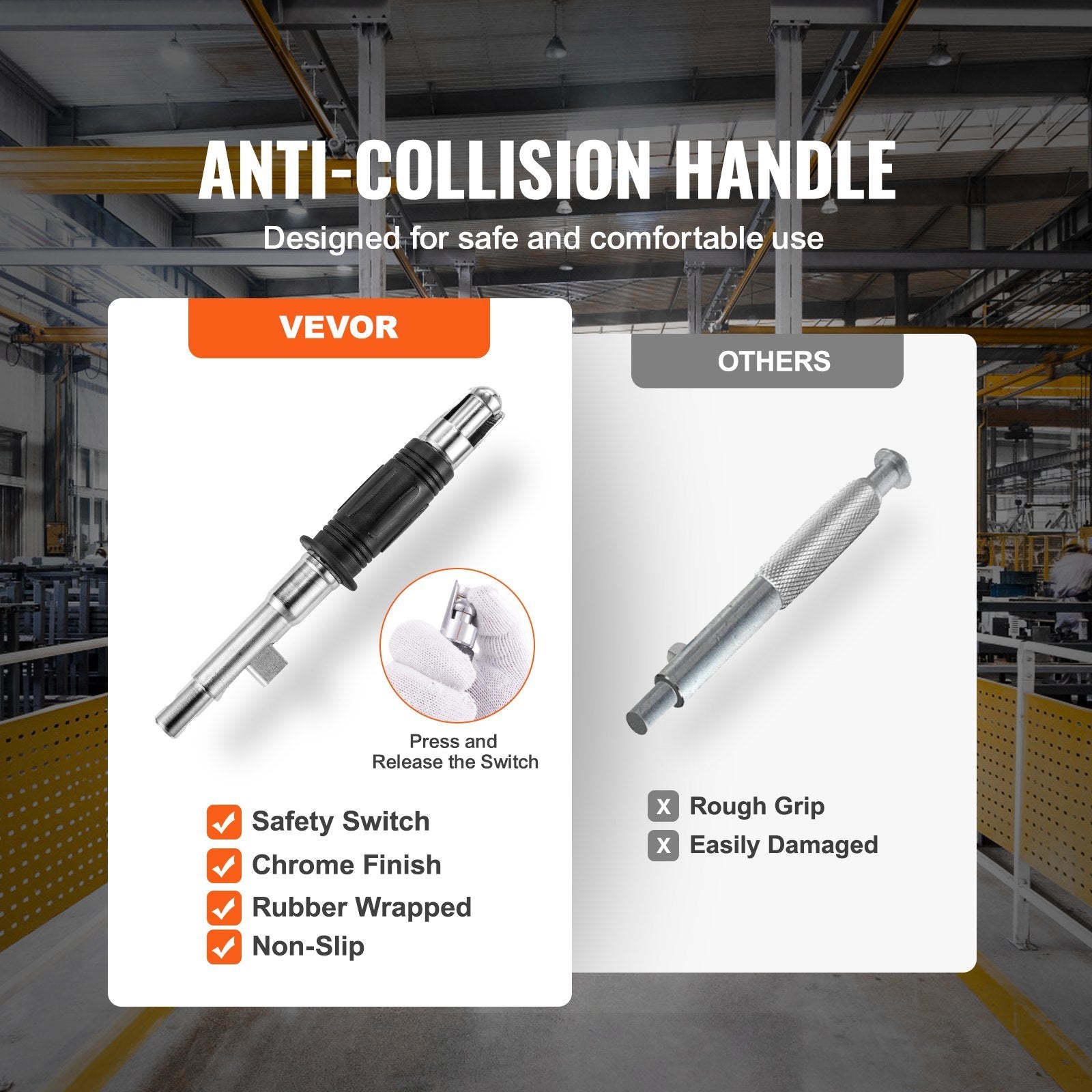 VEVOR Magnetic Lifter, 880 lbs/400 kg Pulling Capacity, 2.5 Safety Factor, Neodymium & Steel, Lifting Magnet with Release, Permanent Lift Magnets, Hea