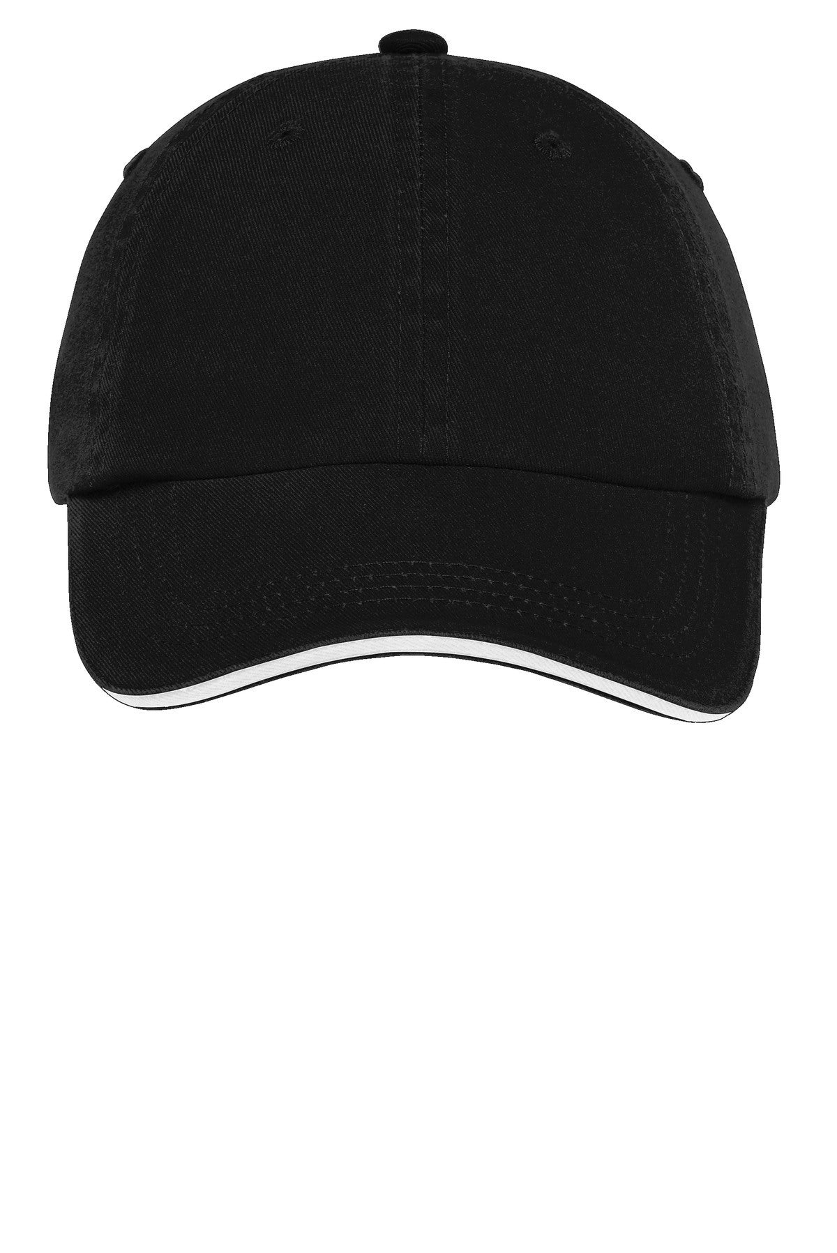 Port Authority Sandwich Bill Cap with Striped Closure C830