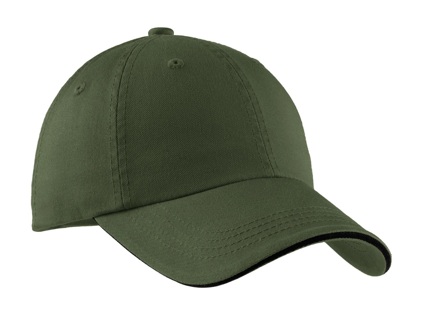 Port Authority Sandwich Bill Cap with Striped Closure C830