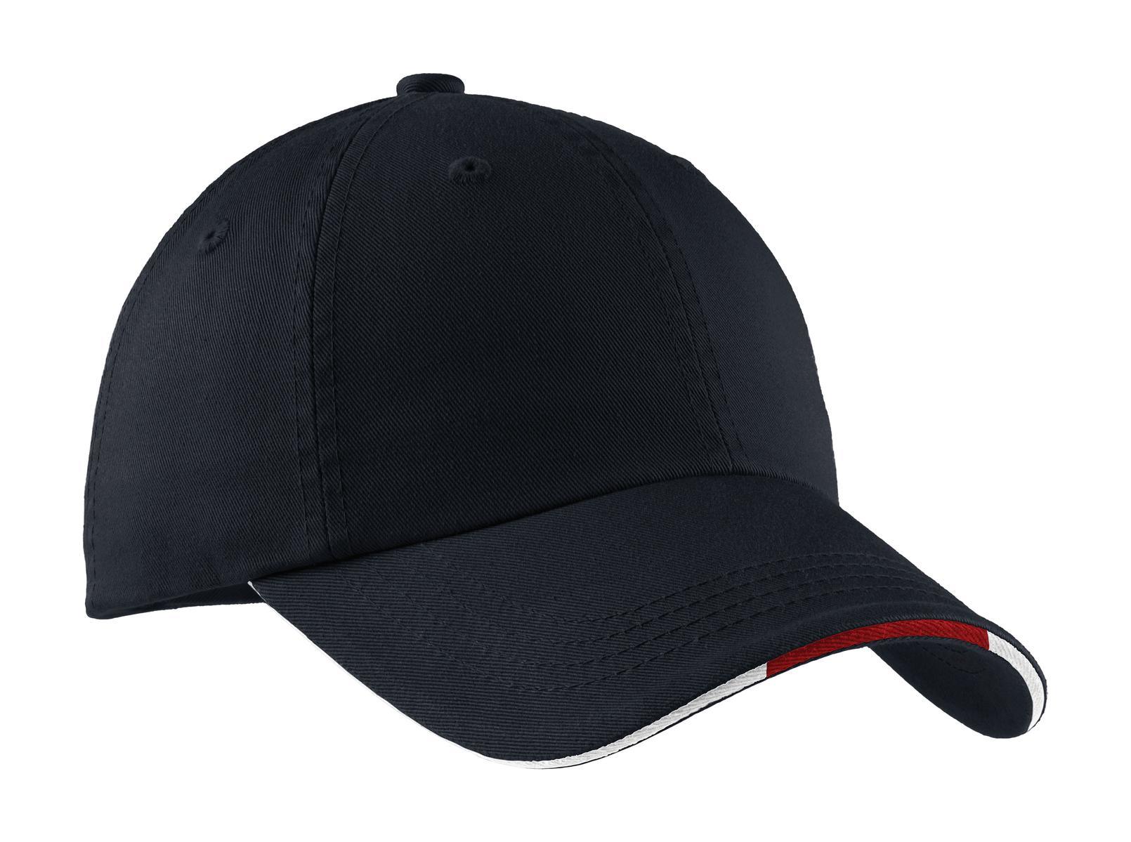 Port Authority Sandwich Bill Cap with Striped Closure C830