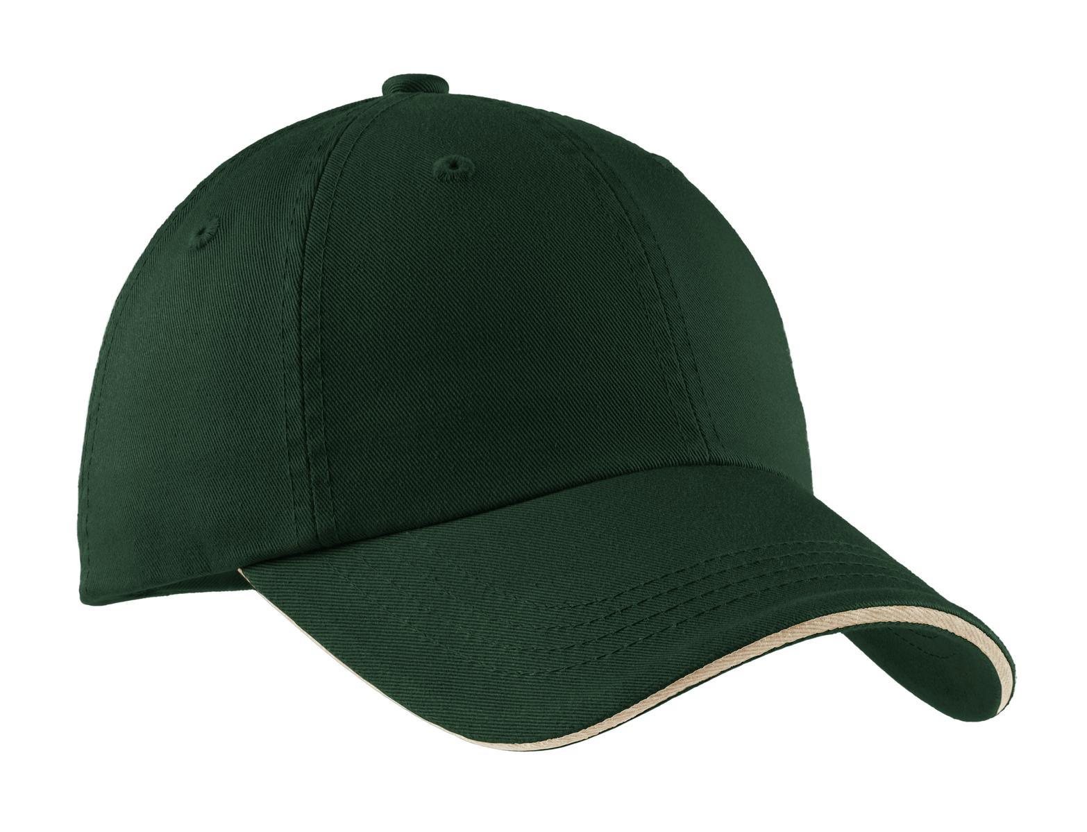 Port Authority Sandwich Bill Cap with Striped Closure C830