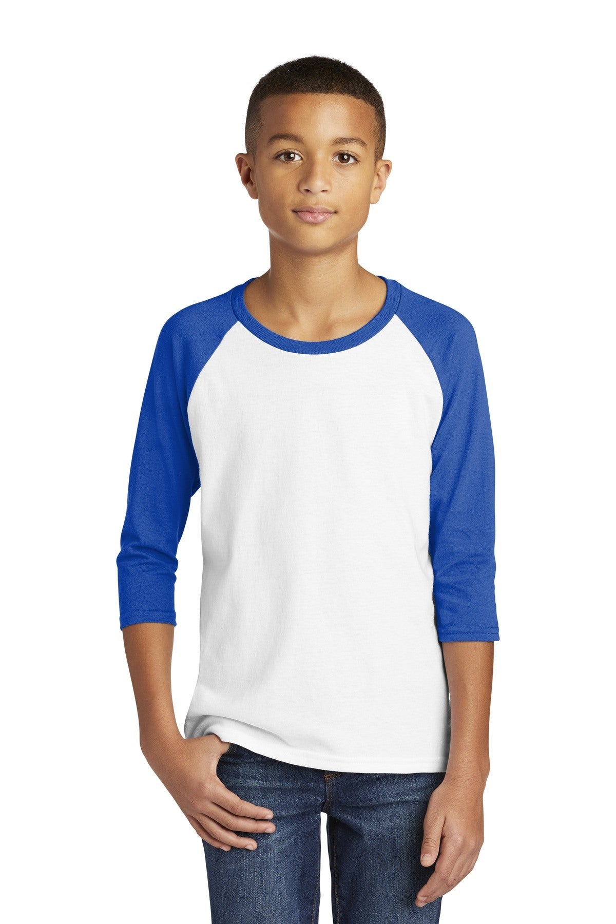 Gildan Heavy Cotton Youth 3/4-Sleeve Raglan T-Shirt 5700B