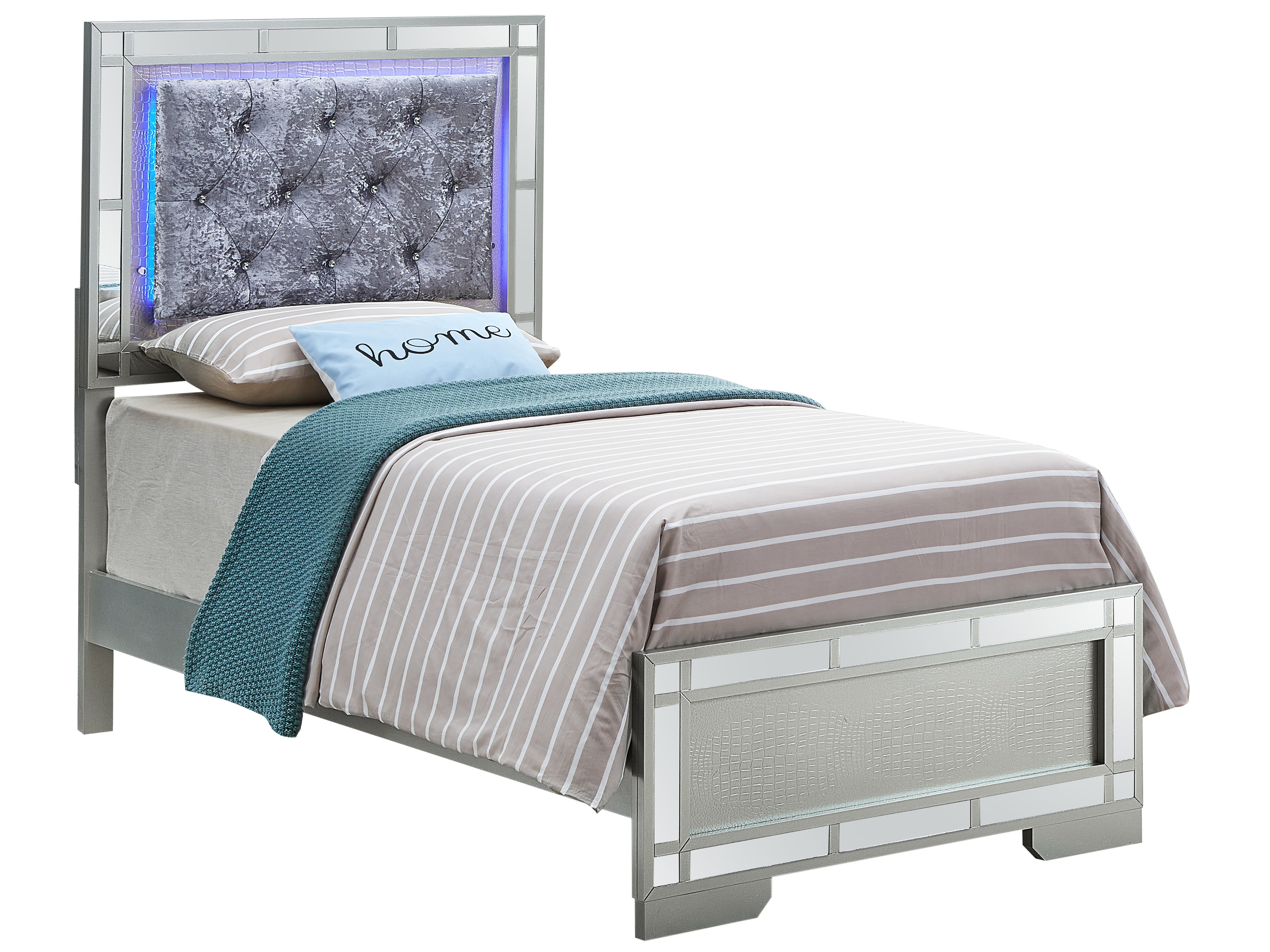 Glory Furniture Madison G6600A-TB , Silver Champagne