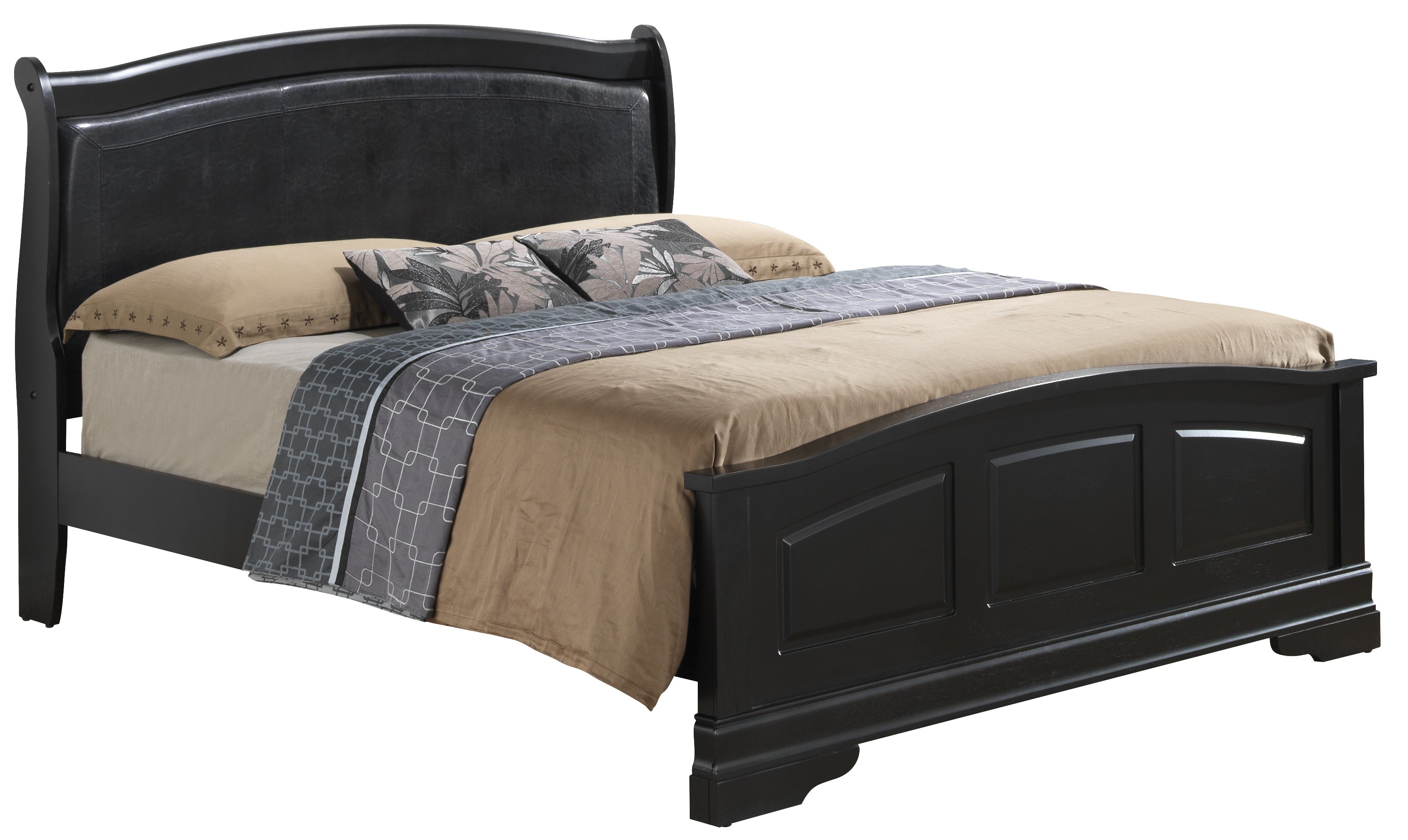 Glory Furniture Louis Phillipe G3150C-FB2 Full Bed , Black