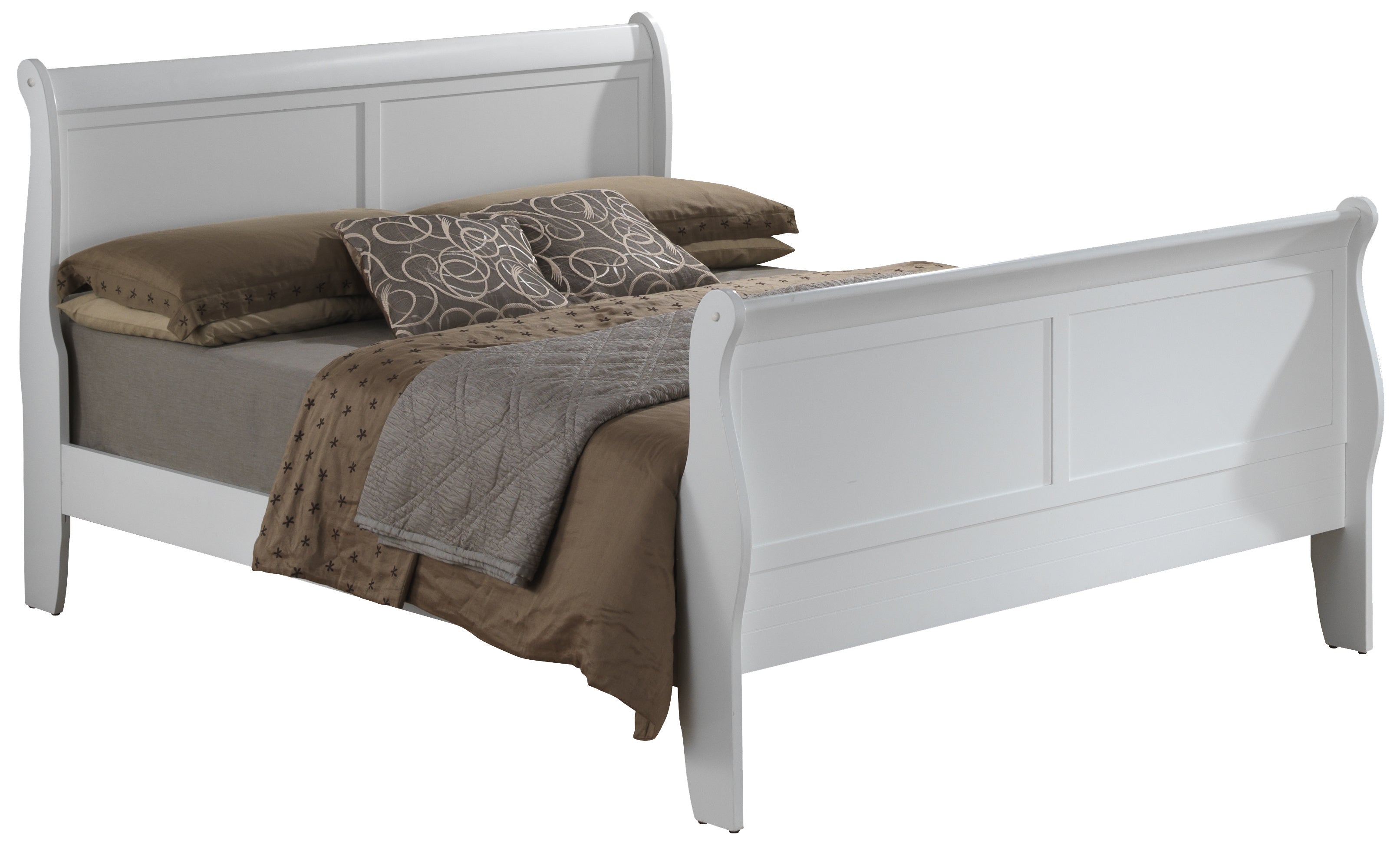 Glory Furniture Louis Phillipe G3190A-KB King Bed , White