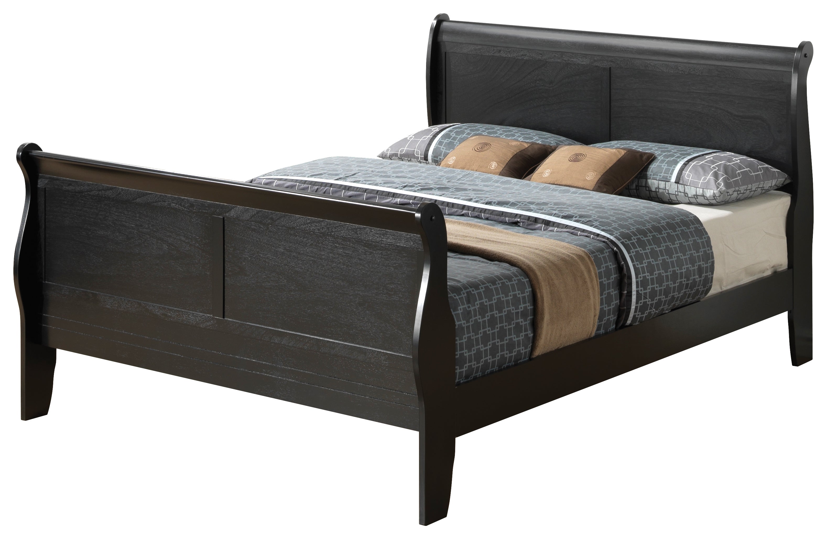 Glory Furniture Louis Phillipe G3150A-FB Full Bed , Black