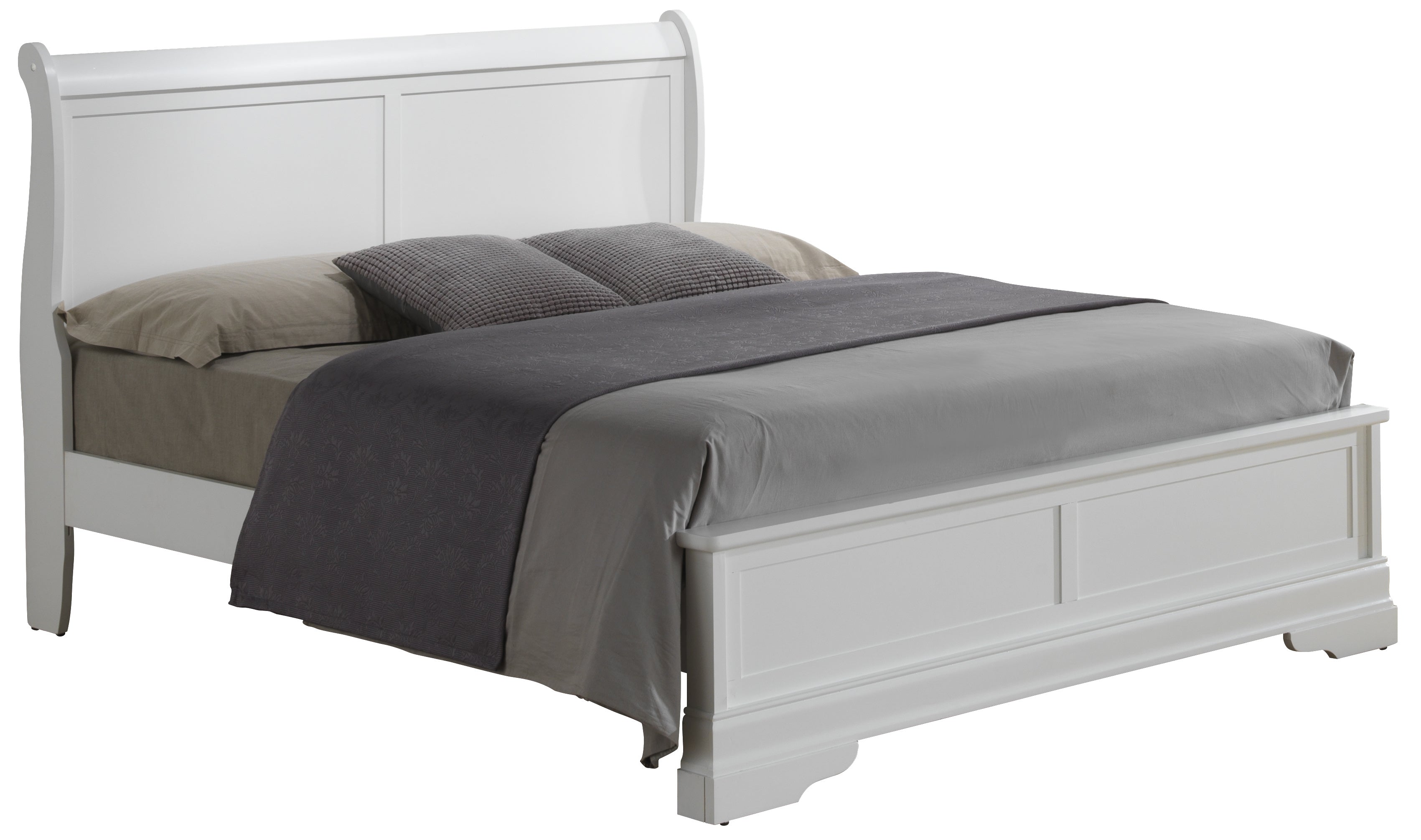 Glory Furniture Louis Phillipe G3190E-FB3 Full Bed , White