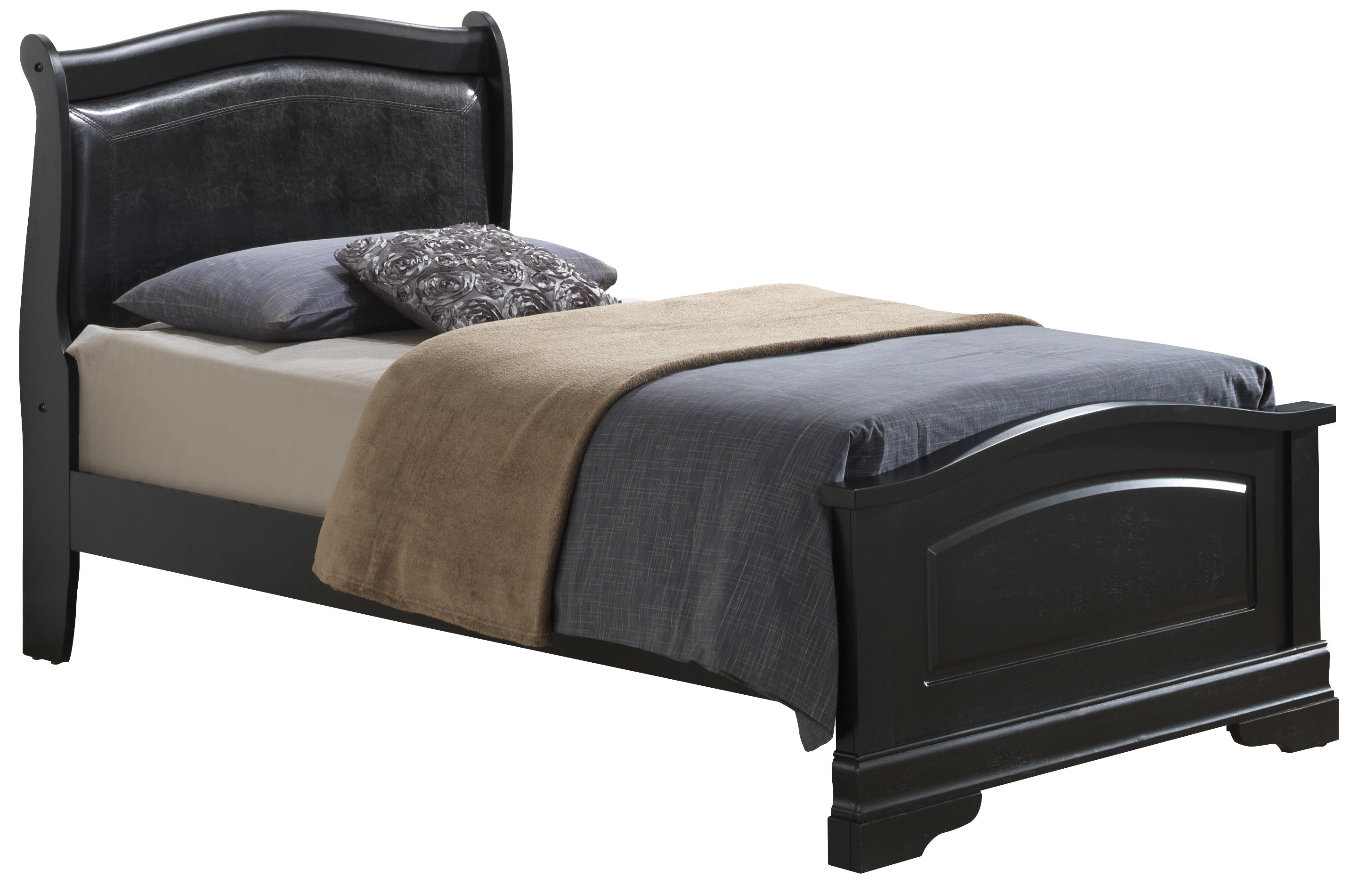 Glory Furniture Louis Phillipe G3150C-TB2 Twin Bed , Black