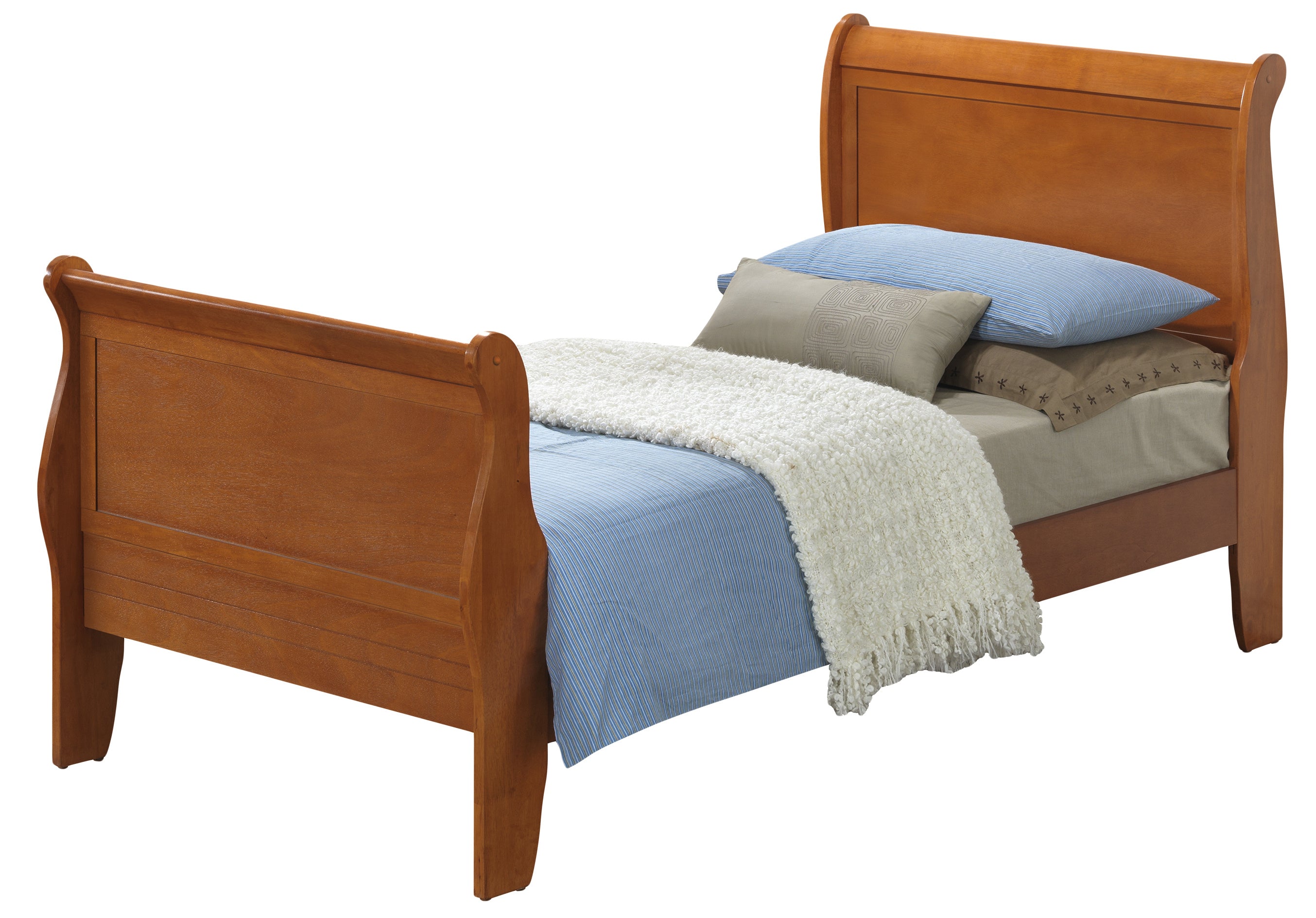 Glory Furniture Louis Phillipe G3160A-TB Twin Bed , Oak