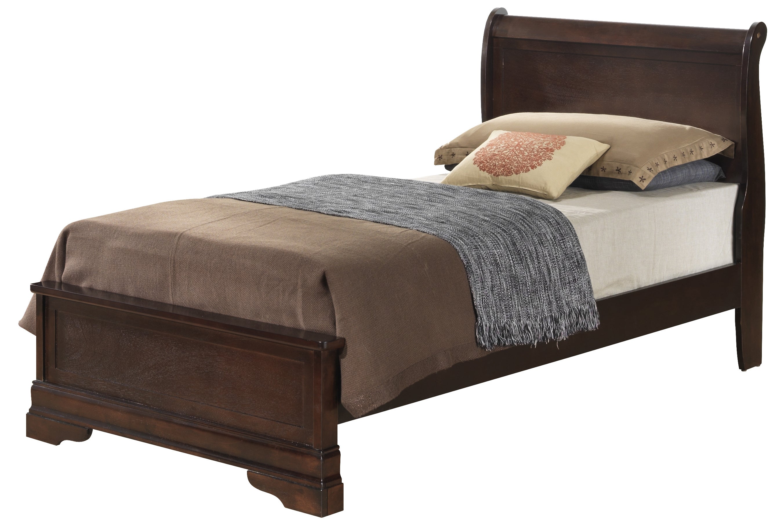 Glory Furniture Louis Phillipe G3125E-TB3 Twin Bed , Cappuccino