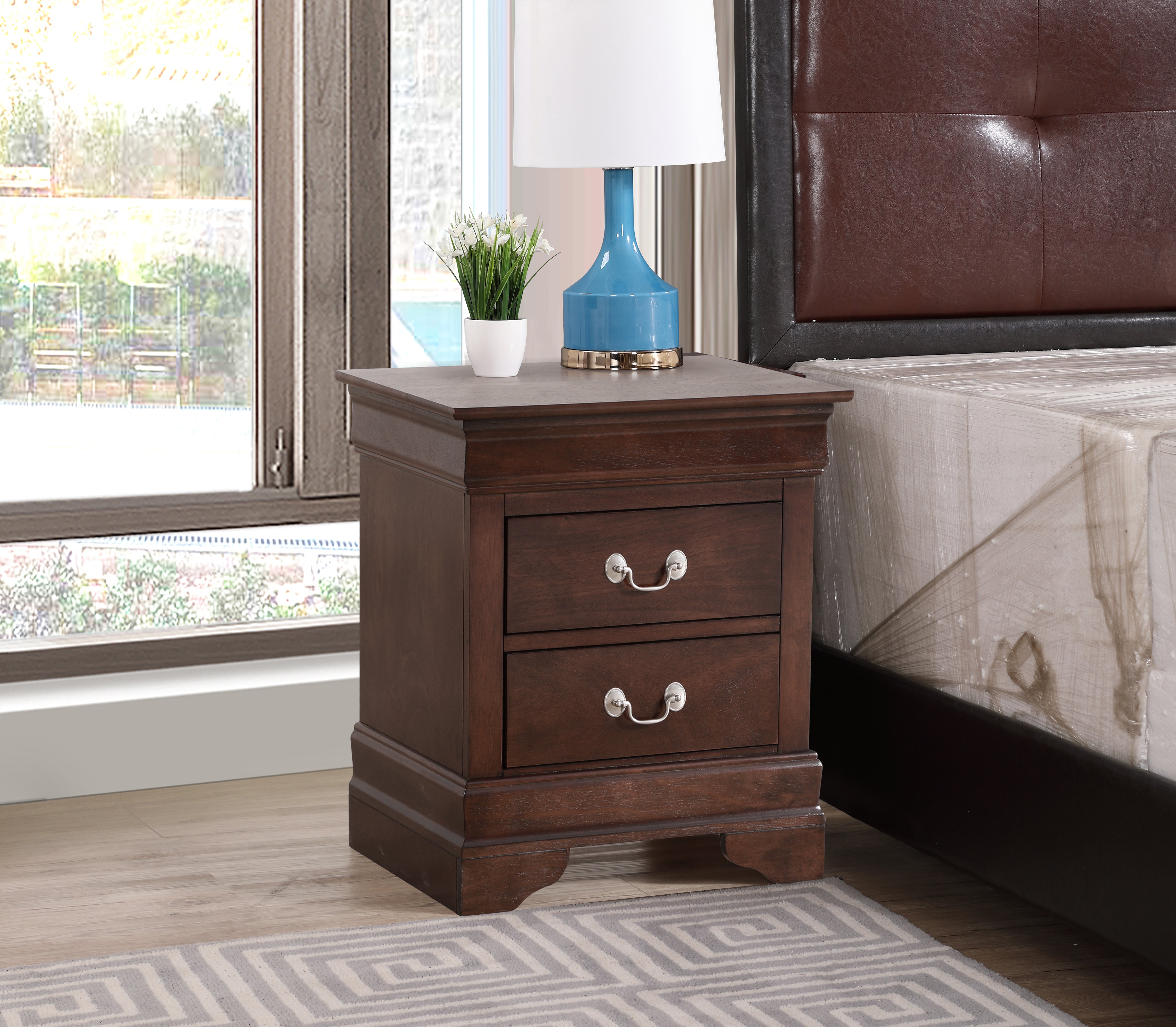 Glory Furniture LouisPhillipe G2125-N Nightstand , Cappuccino