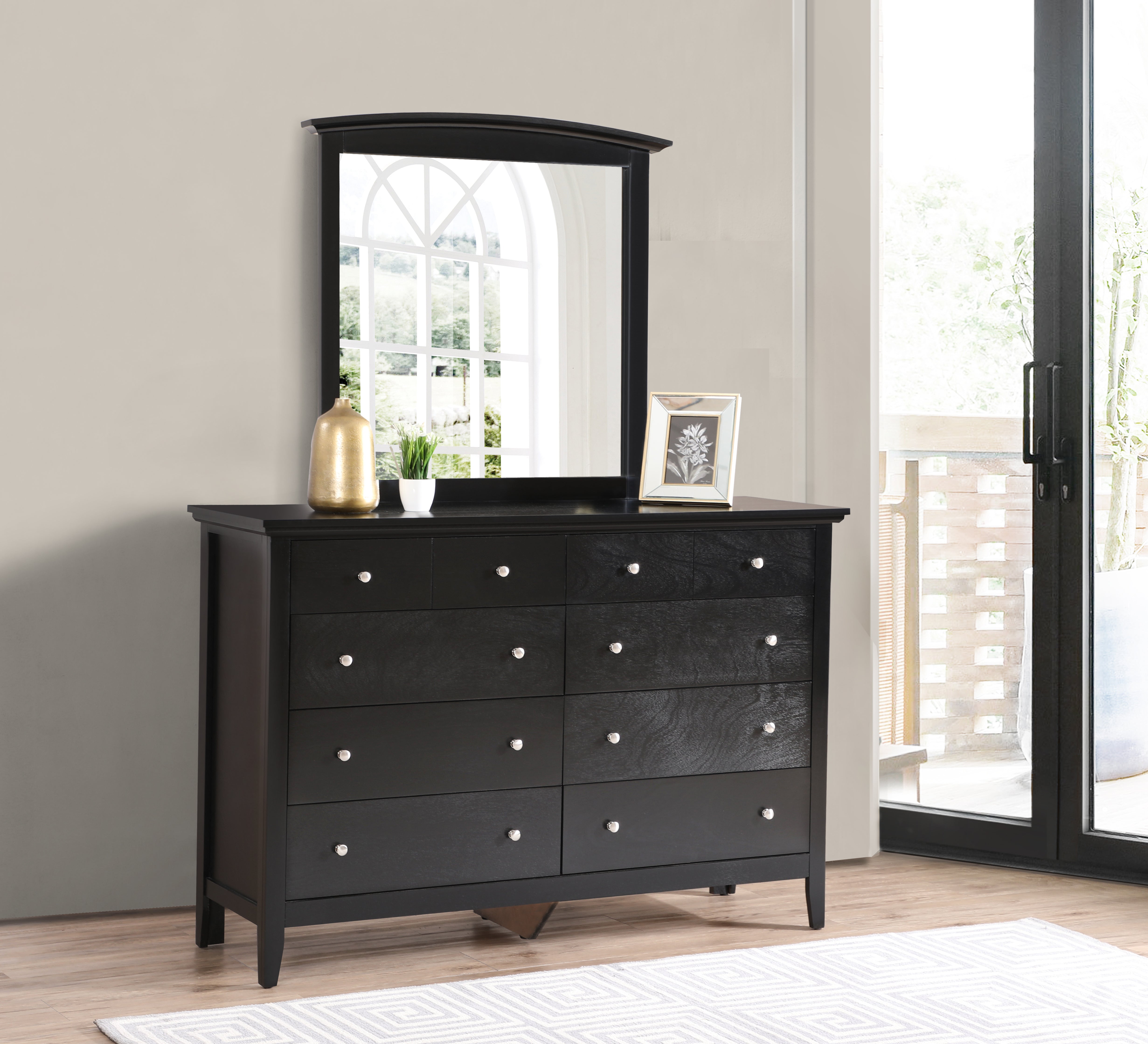 Glory Furniture Hammond G5450-M Mirror , Black