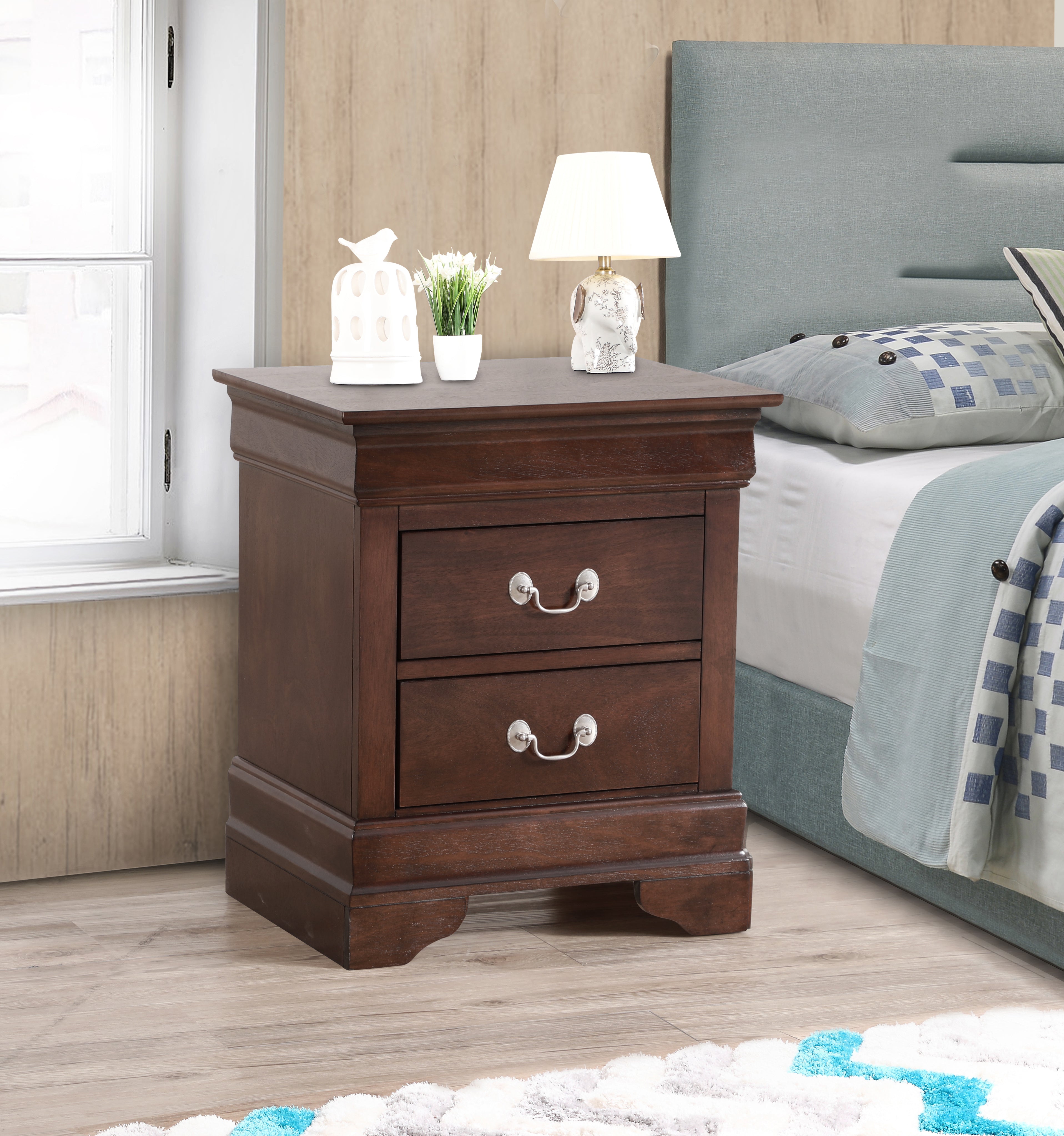 Glory Furniture LouisPhillipe G02125-N Nightstand , Cappuccino