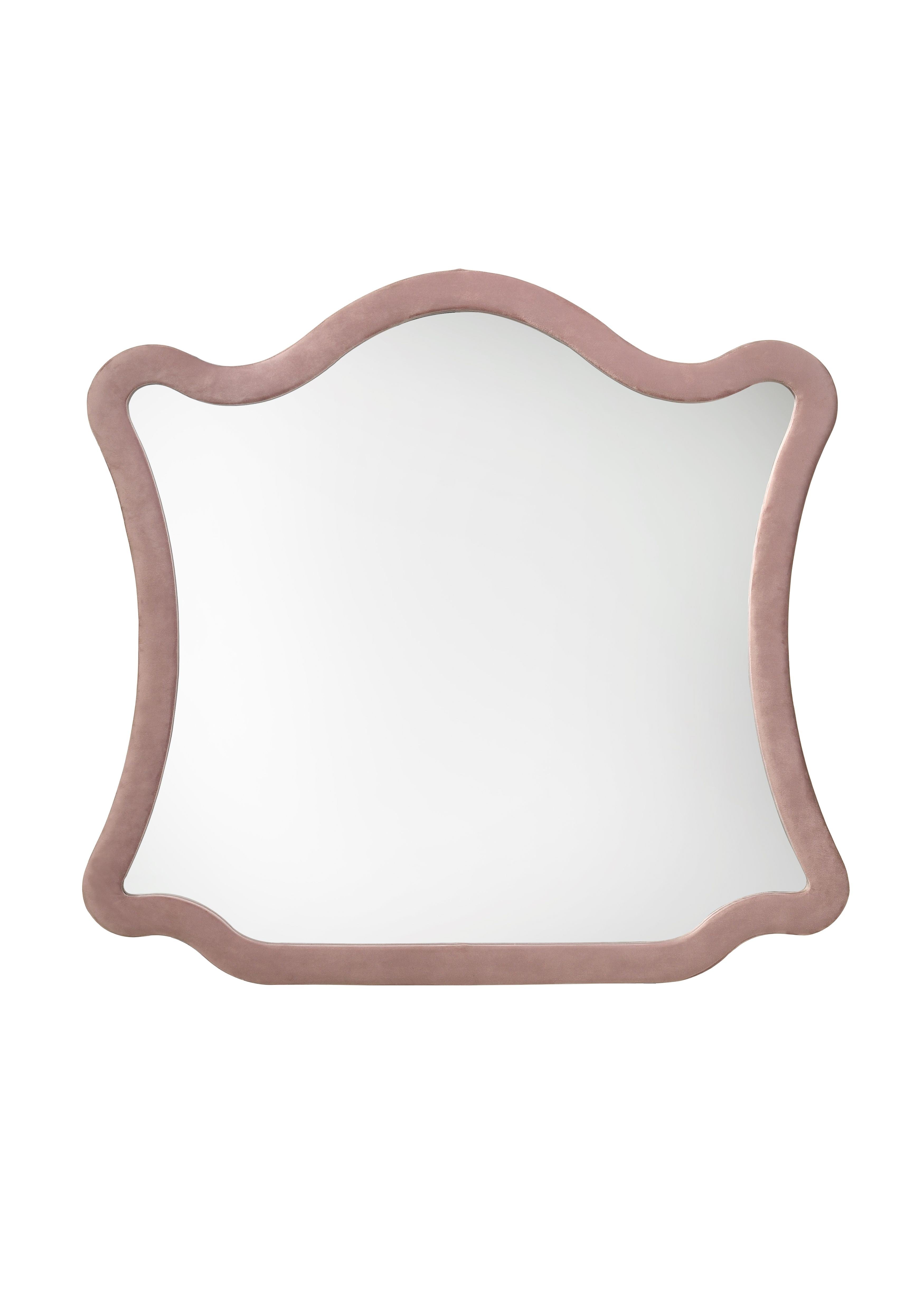 ACME Salonia Mirror, Pink Velvet BD01185