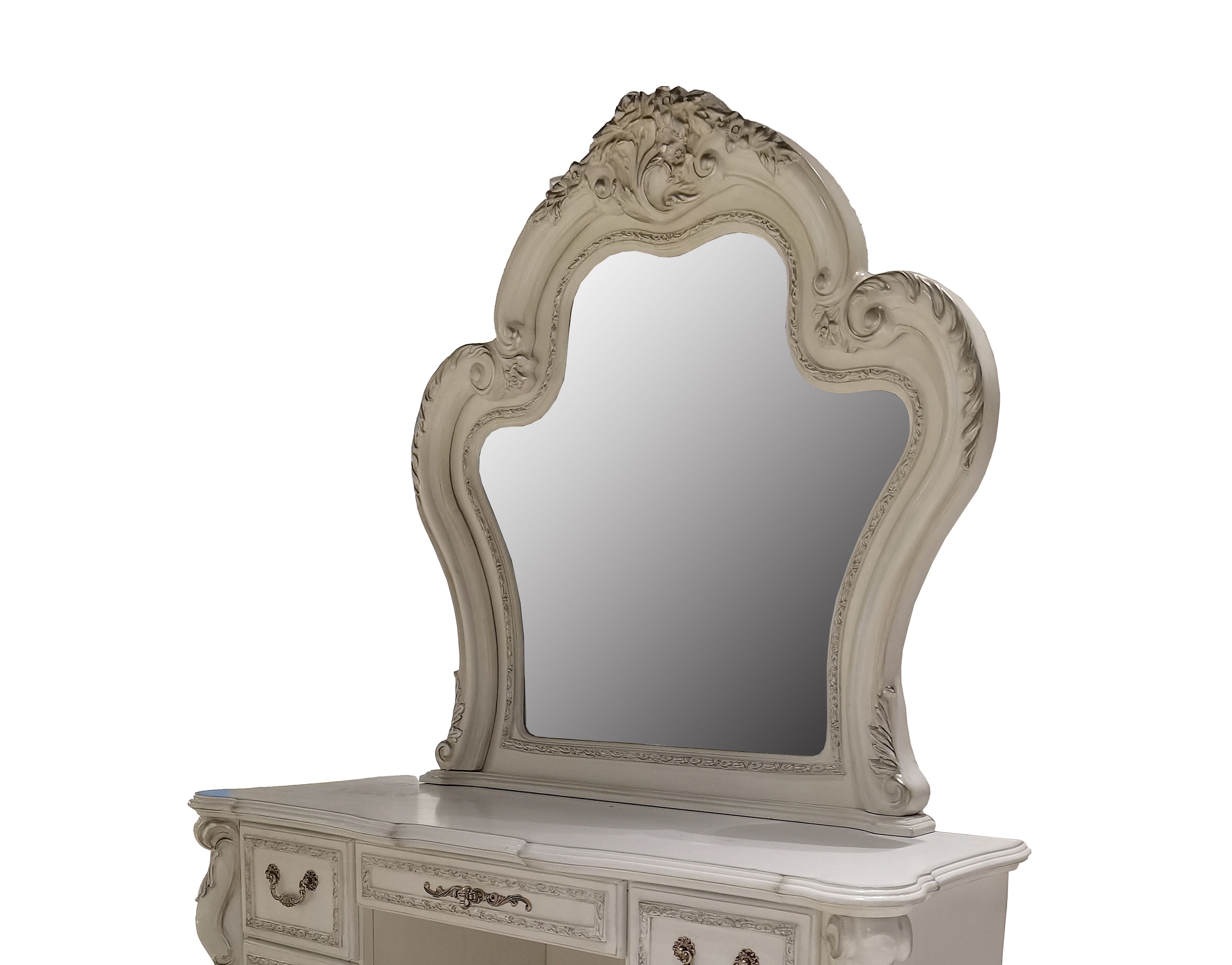 ACME Dresden II MIRROR PU & White Finish BD01676