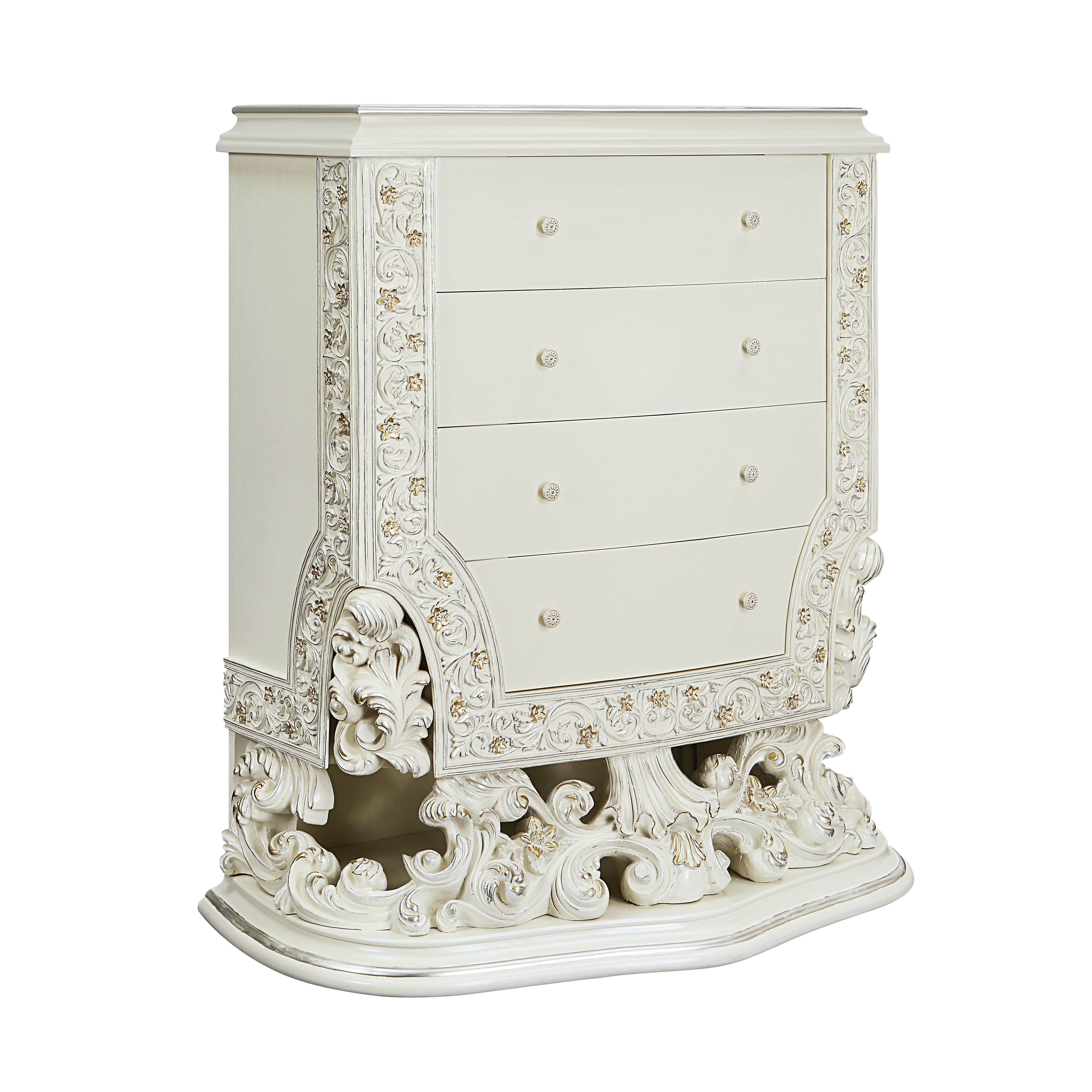 ACME Adara CHEST Antique White Finish BD01252