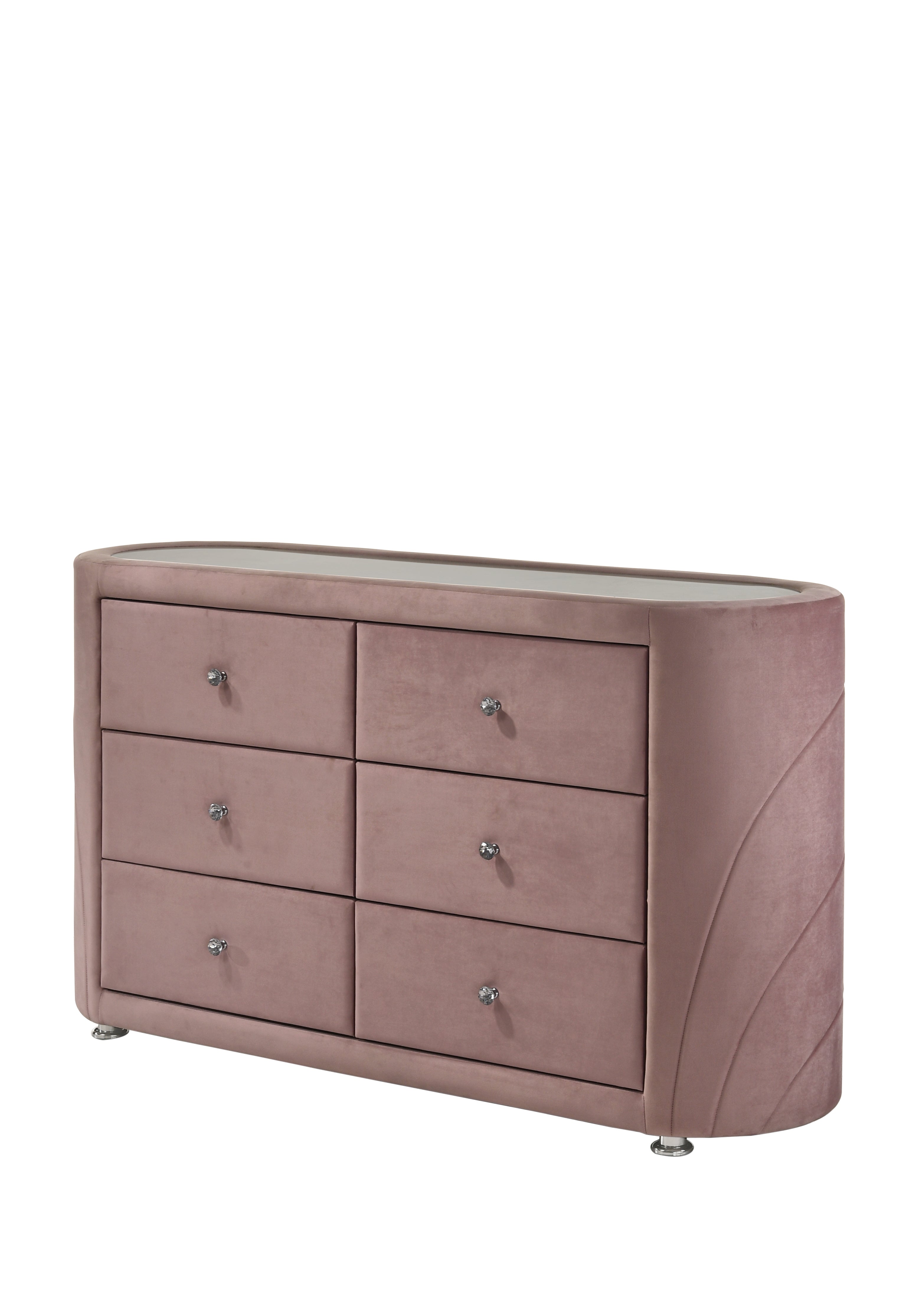 ACME Salonia Dresser, Pink Velvet BD01186