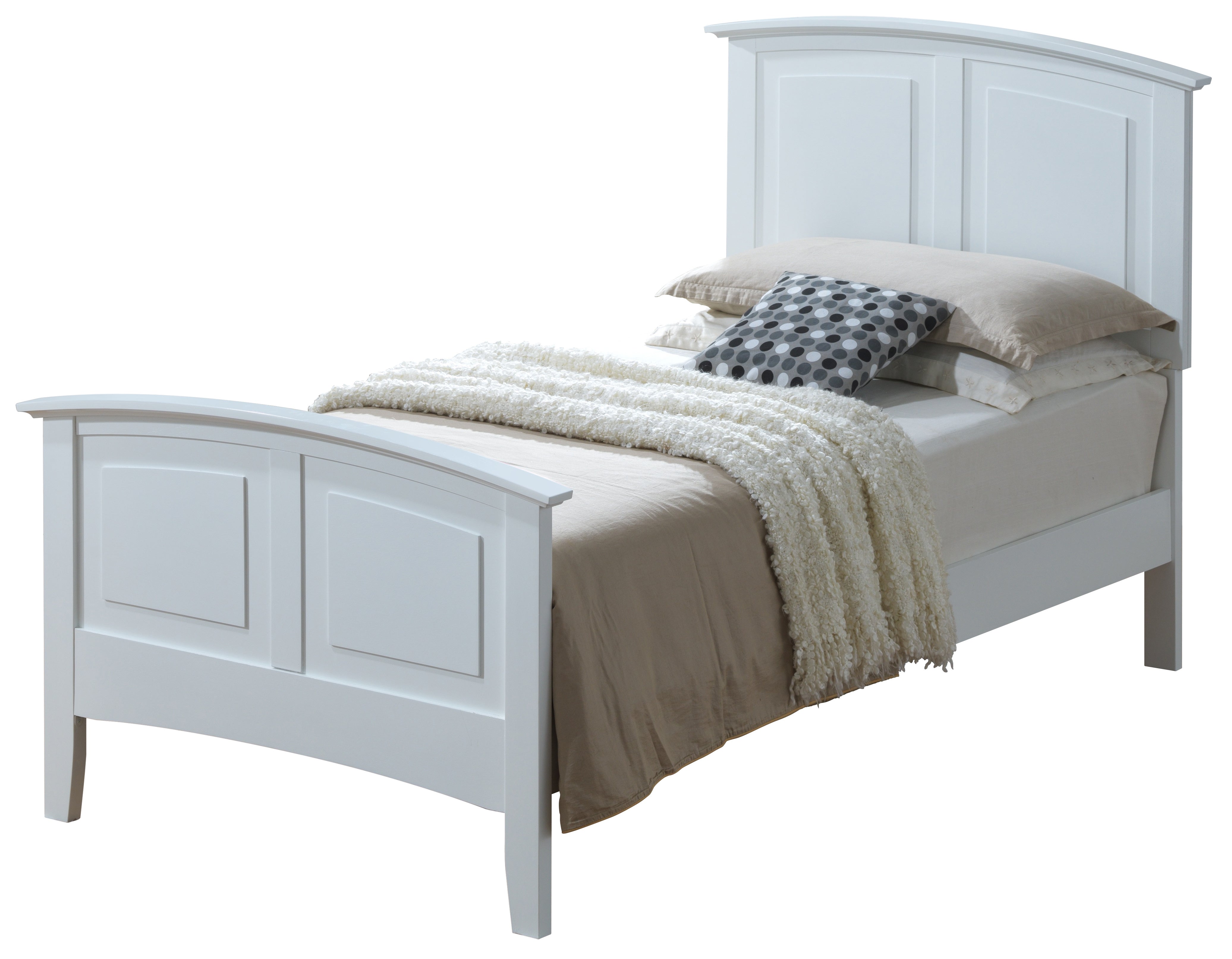 Glory Furniture Hammond G5490A-TB Twin Bed ( 2 Boxes) , White