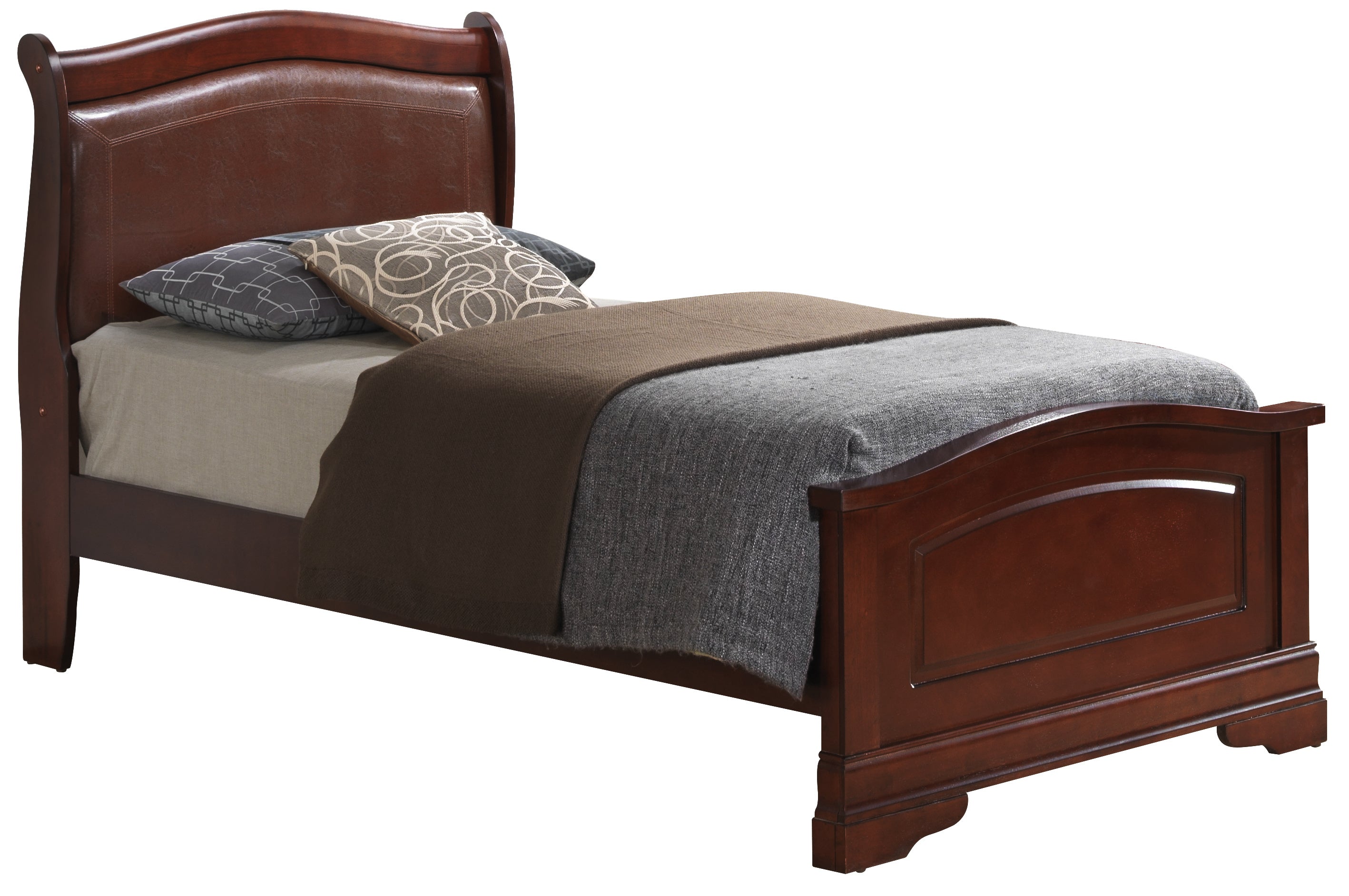 Glory Furniture Louis Phillipe G3100C-TB2 Twin Bed , Cherry