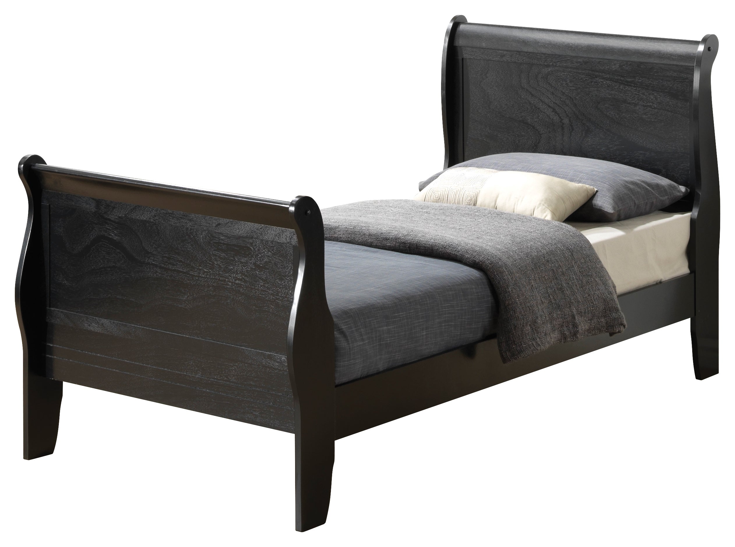 Glory Furniture Louis Phillipe G3150A-TB Twin Bed , Black