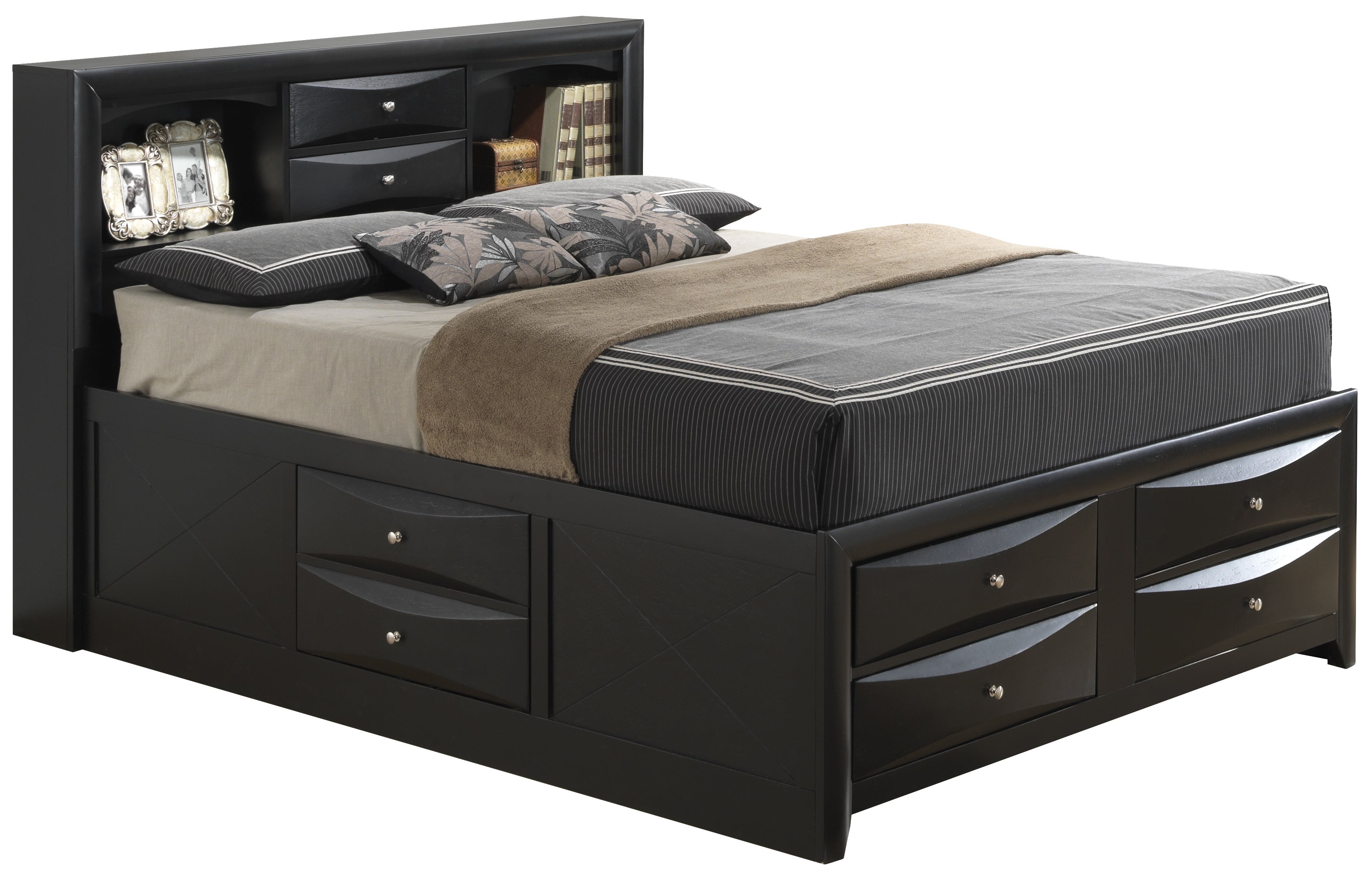 Glory Furniture Marilla G1500G-FSB3 Full Storage bed , Black