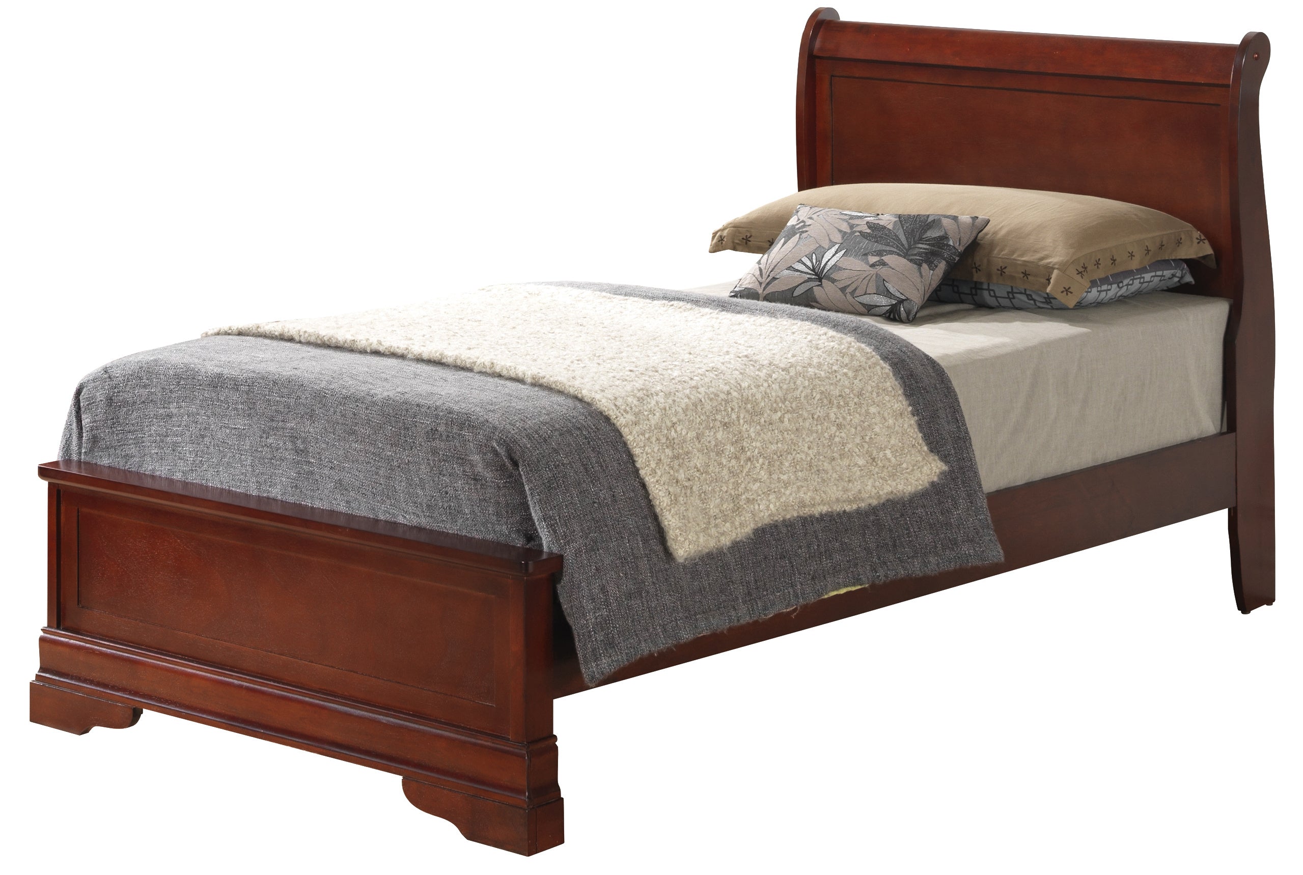 Glory Furniture Louis Phillipe G3100E-TB3 Twin Bed , Cherry