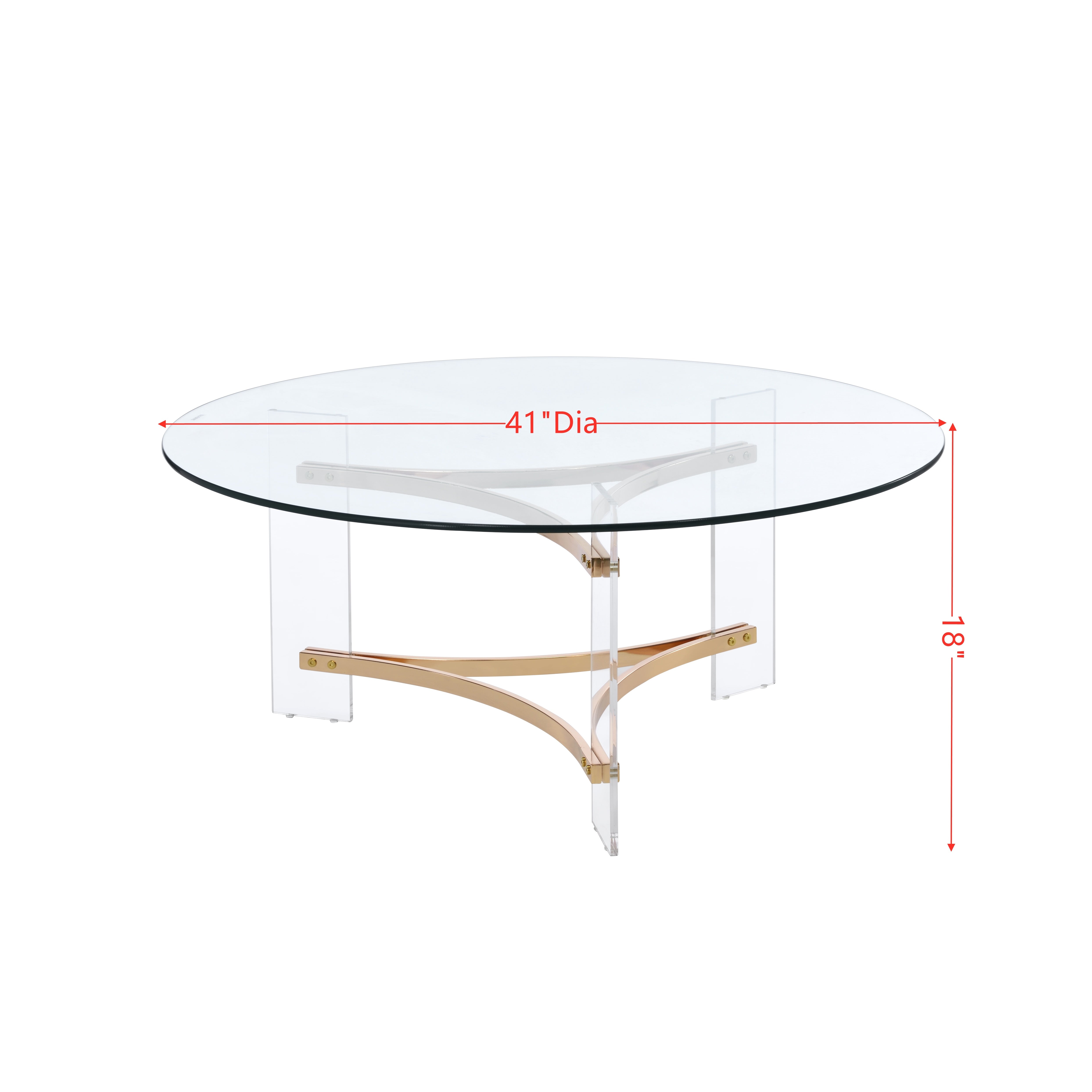 ACME Sosi Coffee Table , Gold Finish LV01083