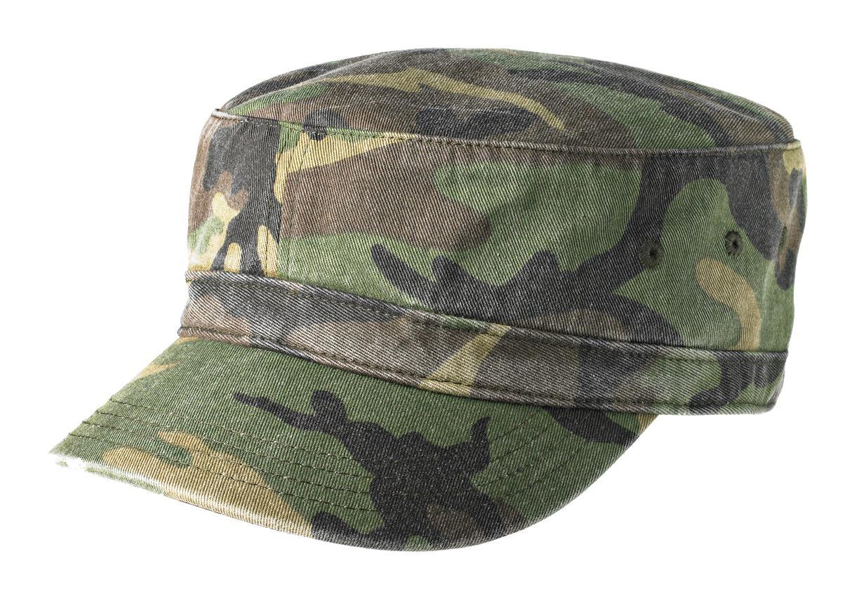 District Distressed Military Hat DT605