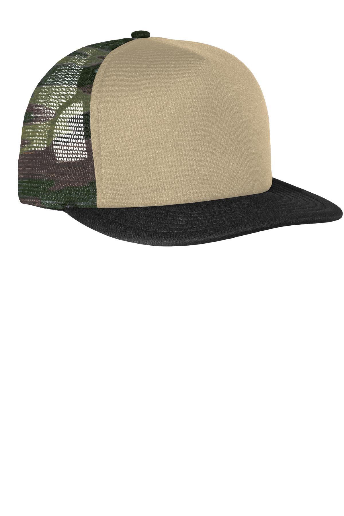 District Flat Bill Snapback Trucker Cap DT624