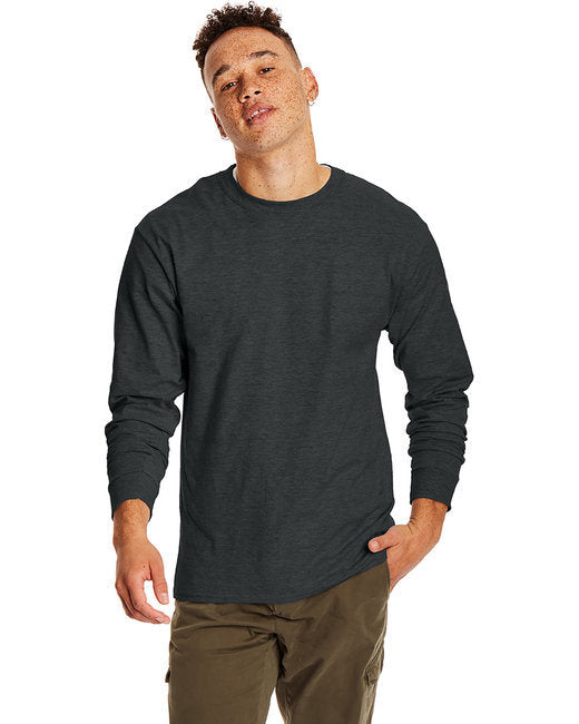 Hanes 5186 Adult Long-Sleeve Beefy-T