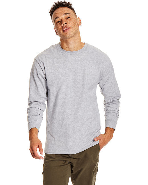 Hanes 5186 Adult Long-Sleeve Beefy-T