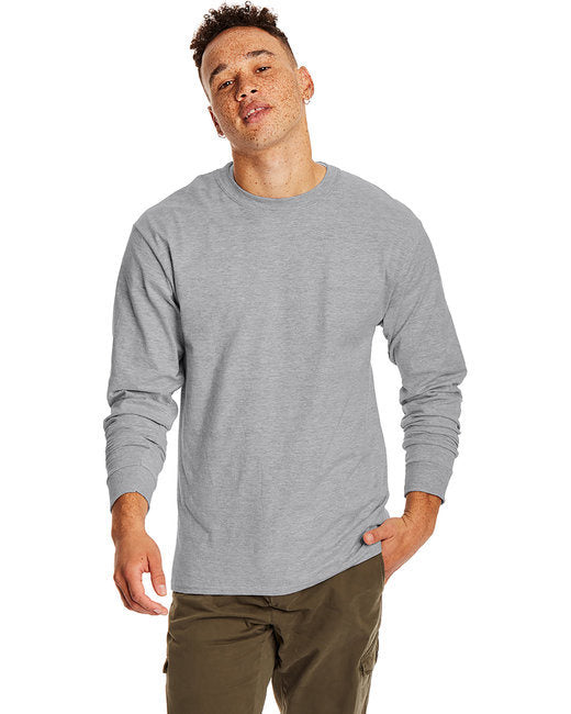 Hanes 5186 Adult Long-Sleeve Beefy-T