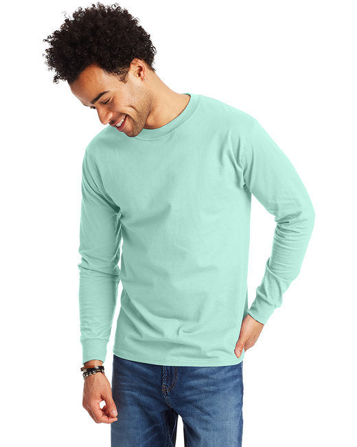 Hanes 5186 Adult Long-Sleeve Beefy-T