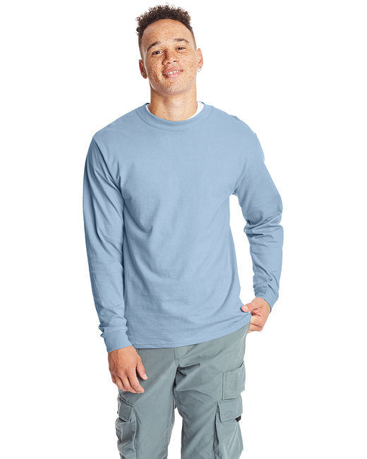 Hanes 5186 Adult Long-Sleeve Beefy-T