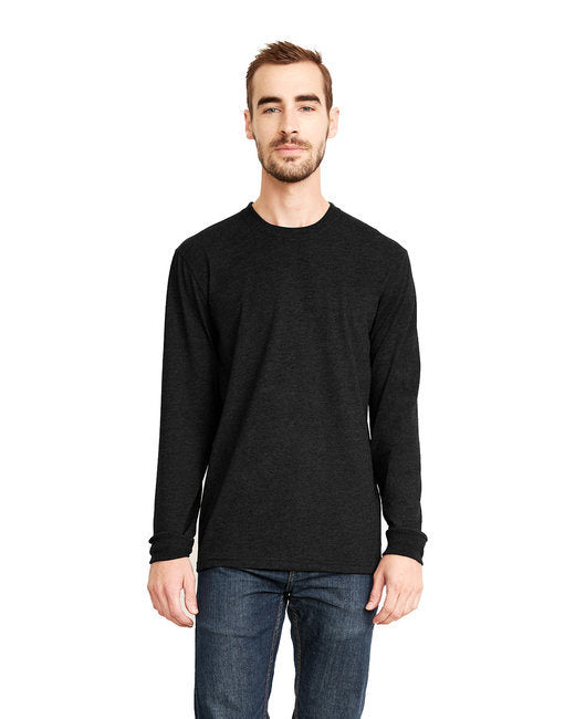 Next Level Apparel 6411 Unisex Sueded Long-Sleeve Crew