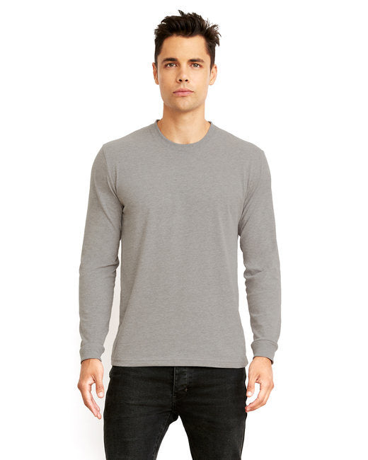 Next Level Apparel 6411 Unisex Sueded Long-Sleeve Crew