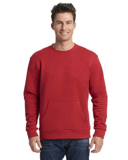 Next Level Apparel 9001 Unisex Santa Cruz Pocket Sweatshirt