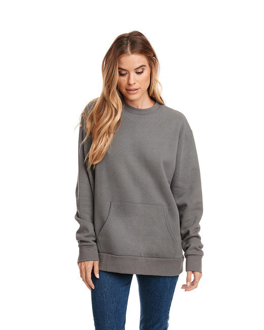 Next Level Apparel 9001 Unisex Santa Cruz Pocket Sweatshirt