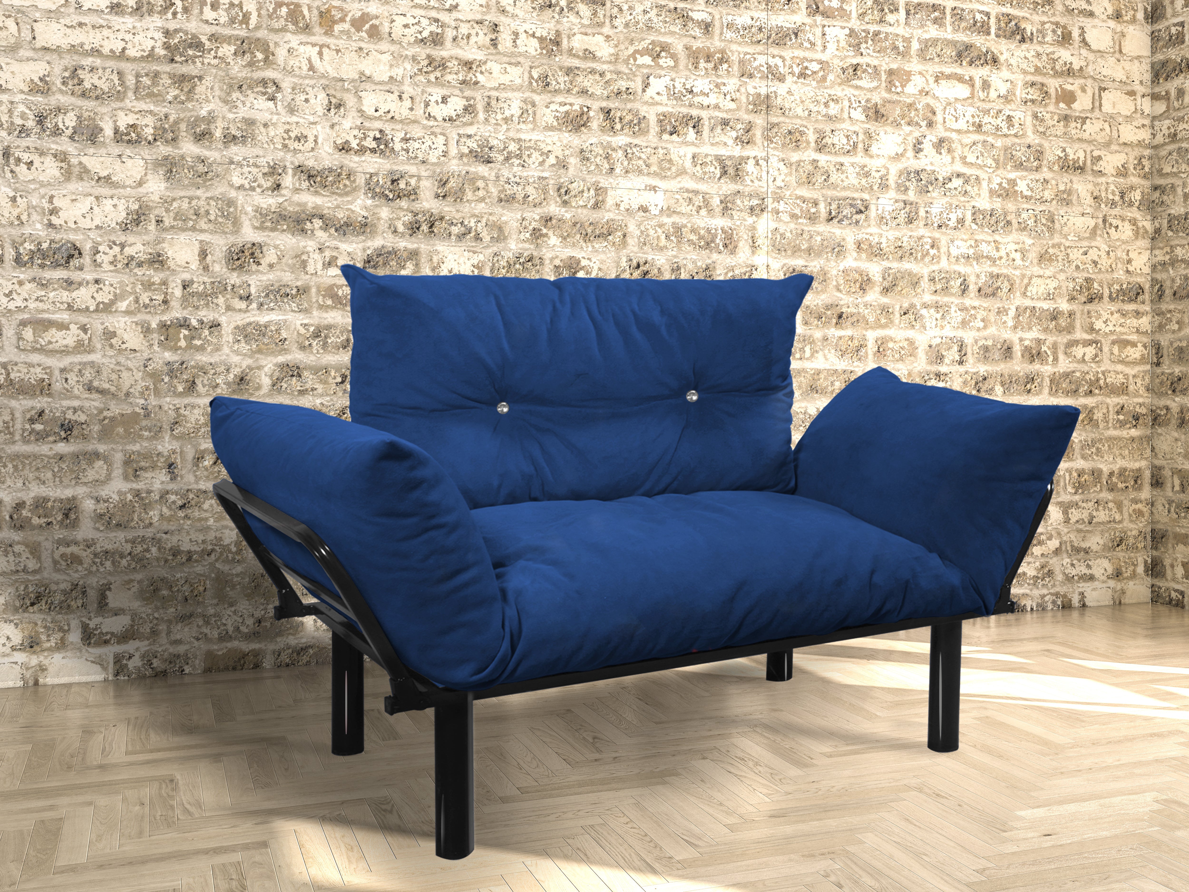 Ada Love seat, Blue