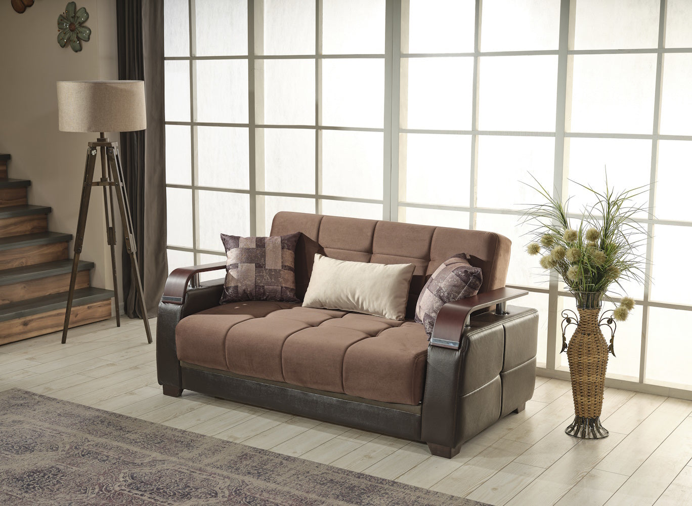 Reginaldo Modern Sleeper Loveseat For Living Room