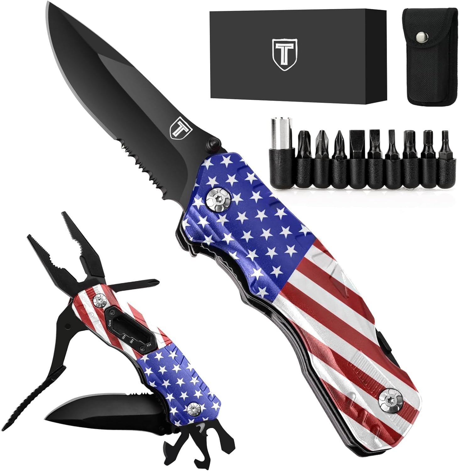 9 in 1 Multitool Pocket Knife