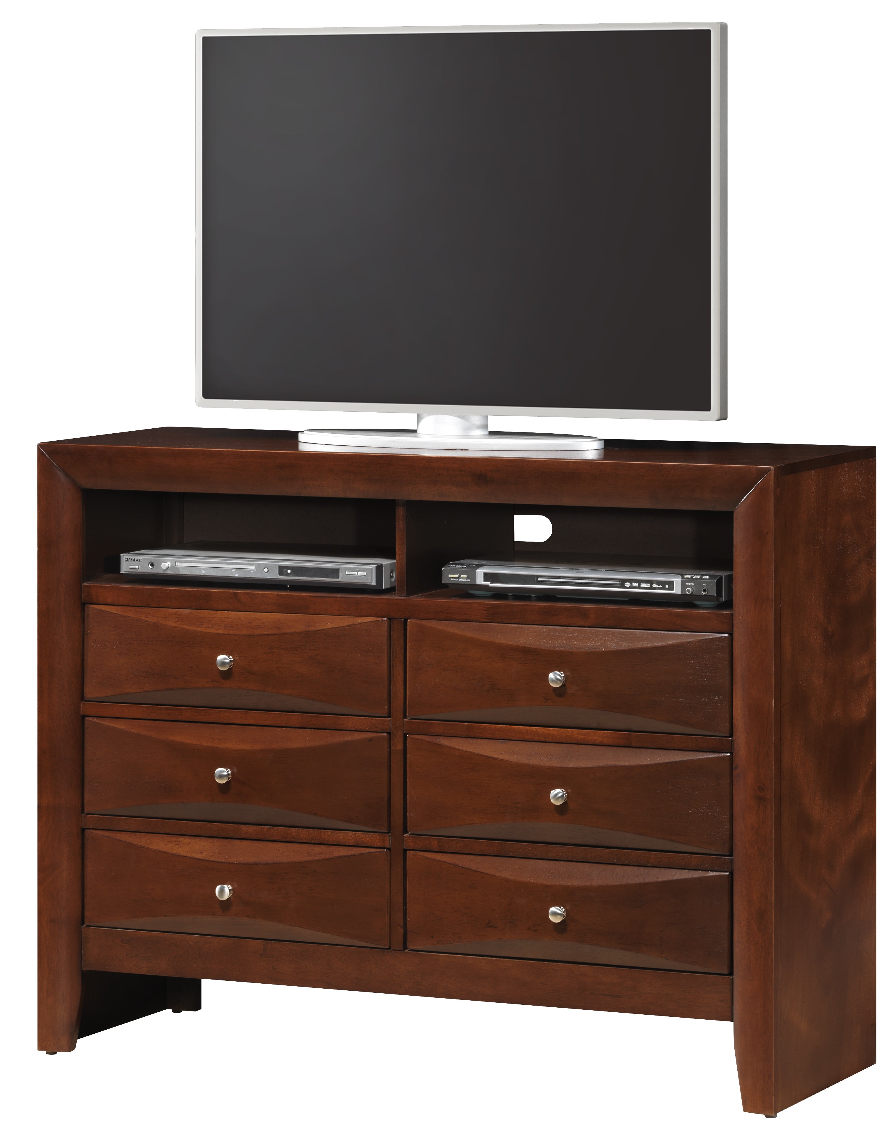 Glory Furniture Marilla G1550-TV2 Media Chest , Cherry