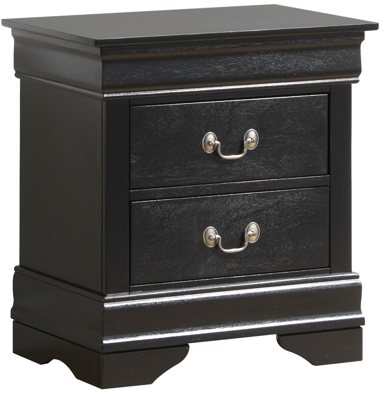 Glory Furniture Louis Phillipe G3150-N Nightstand , Black