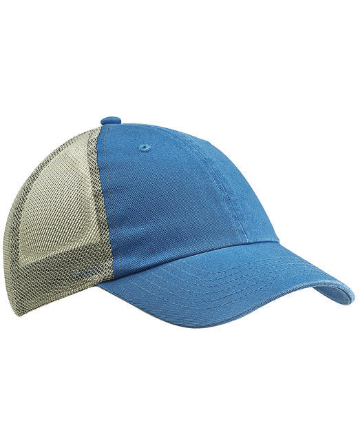 Big Accessories BA601 Washed Trucker Cap