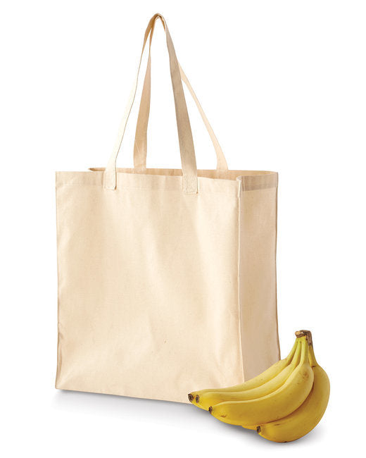 BAGedge BE055 6 oz. Canvas Grocery Tote