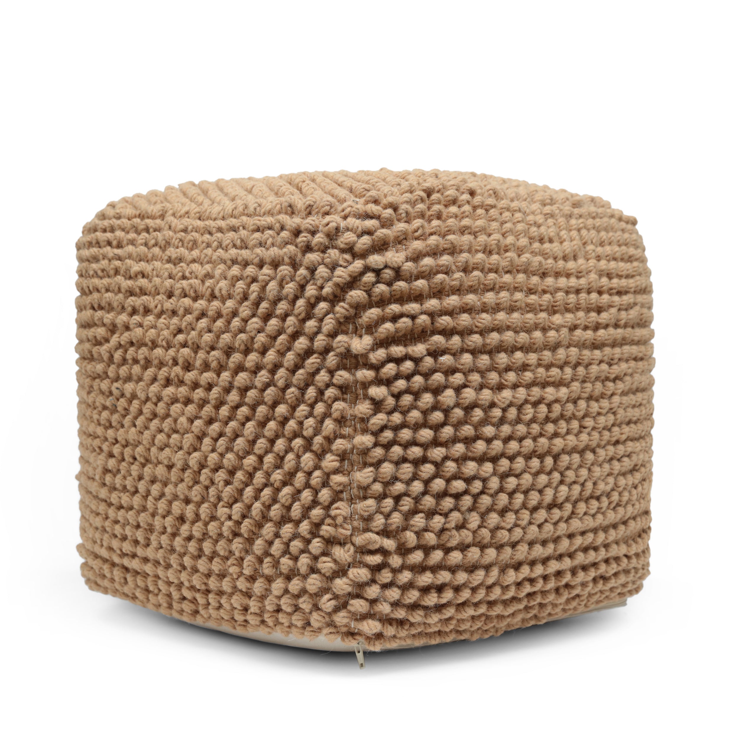 Stellar Square Pouf, Natural