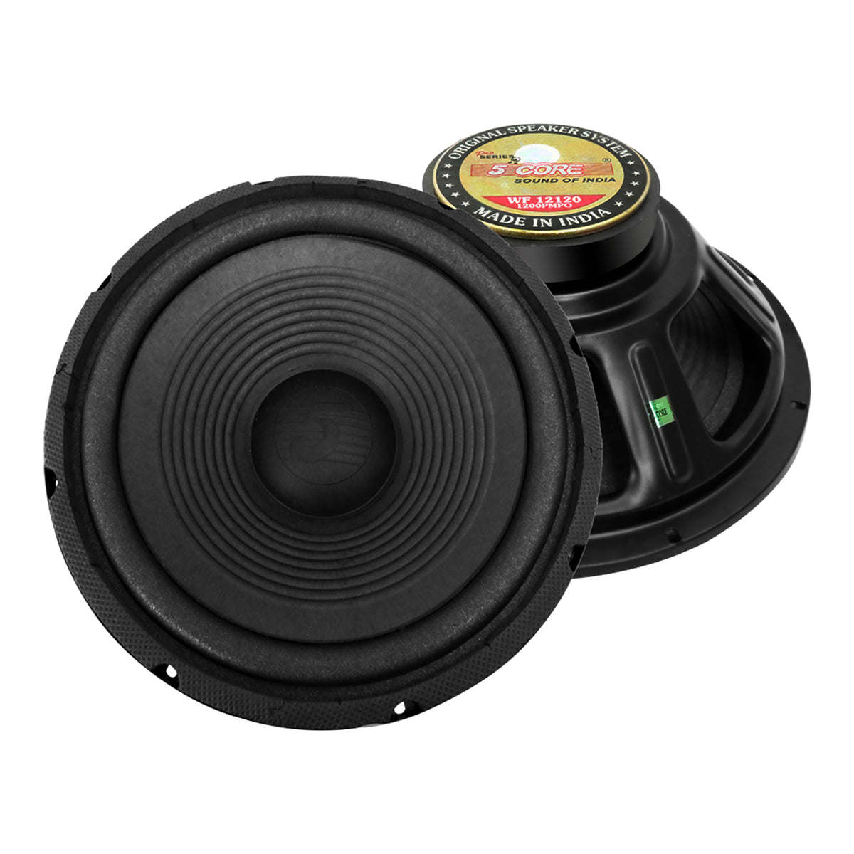 5 Core 12 Inch Subwoofer Speaker 1200W Peak 8 Ohm DJ Replacement Bass Sub Woofer w 23 Oz Magnet - WF 12120 8OHM