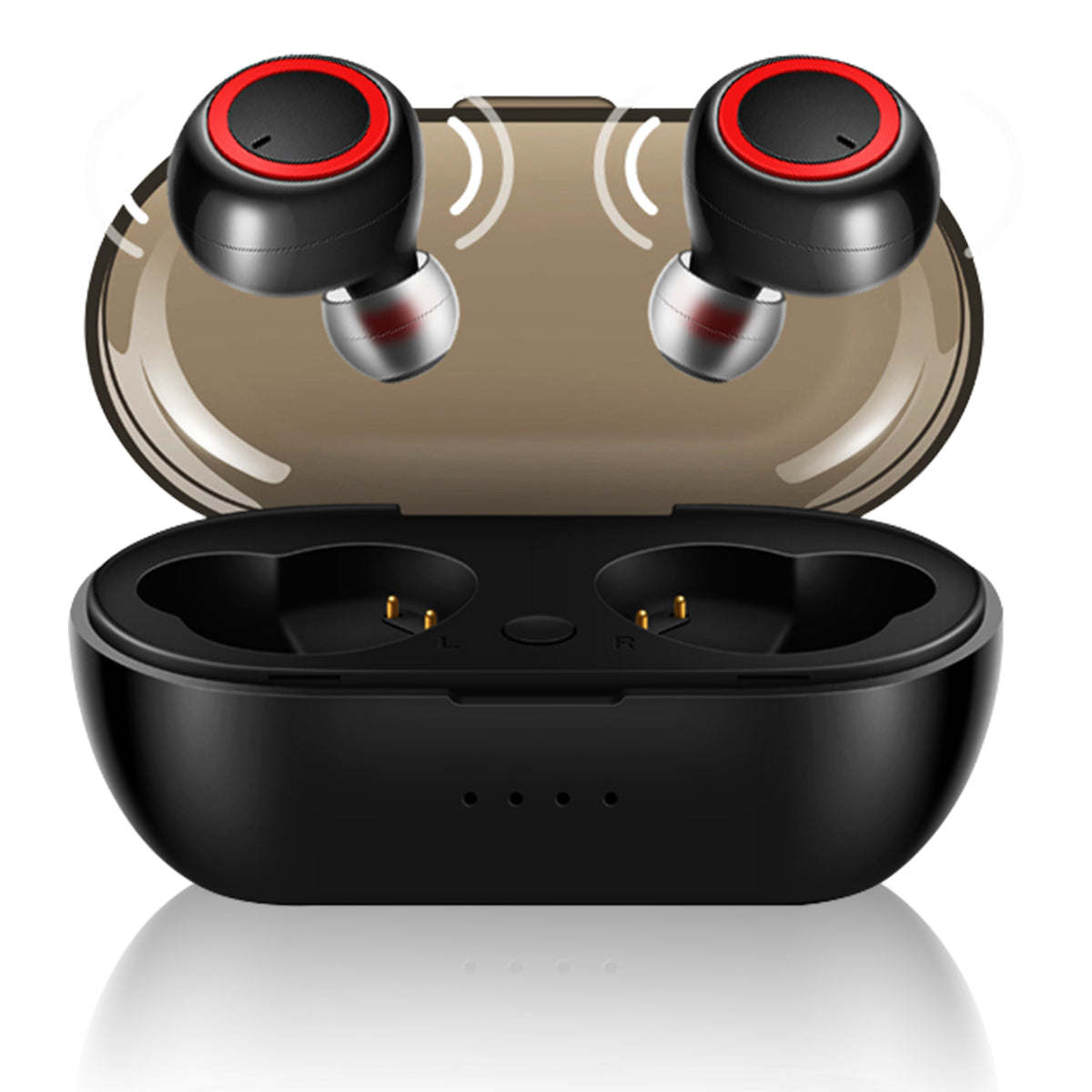 5 Core Wireless Ear Buds • Mini Bluetooth Noise Cancelling Earbud Headphones 32 Hours Playtime IPX8 - EP01